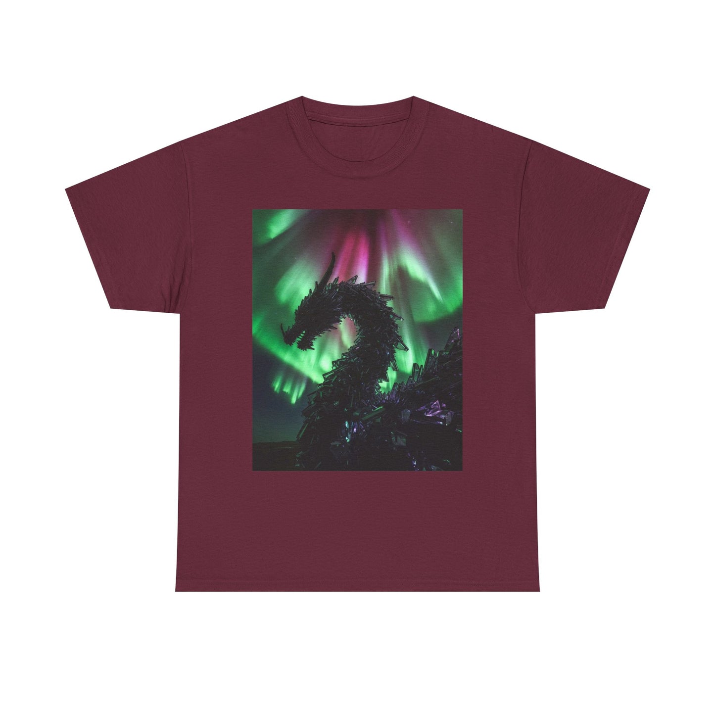 Dragon Aurora T-Shirt — Northern Lights Dragon Graphic Tee