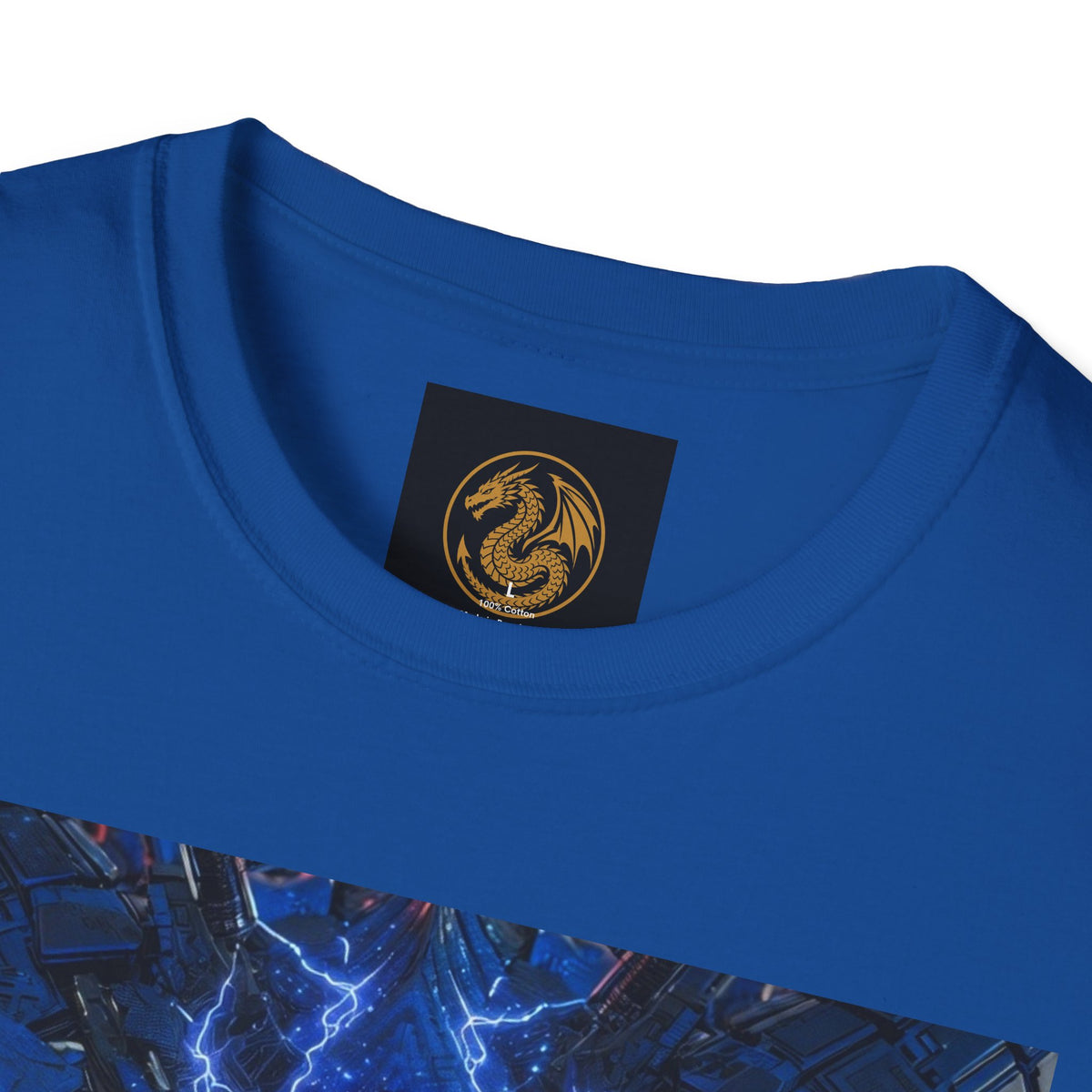 #1 Selling Dragon Nebula T-Shirt — Cosmic Blue Dragon Graphic Tee