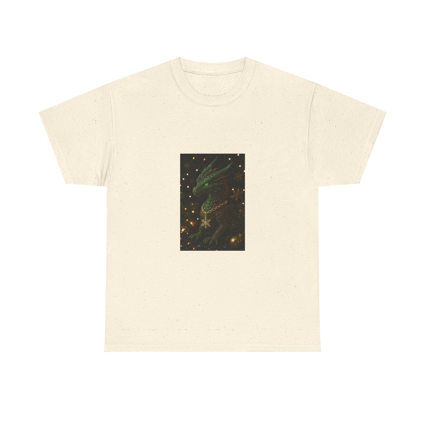 Christmas Dragon Constellation T-Shirt — Mystical Green Dragon & Starry Night Tee