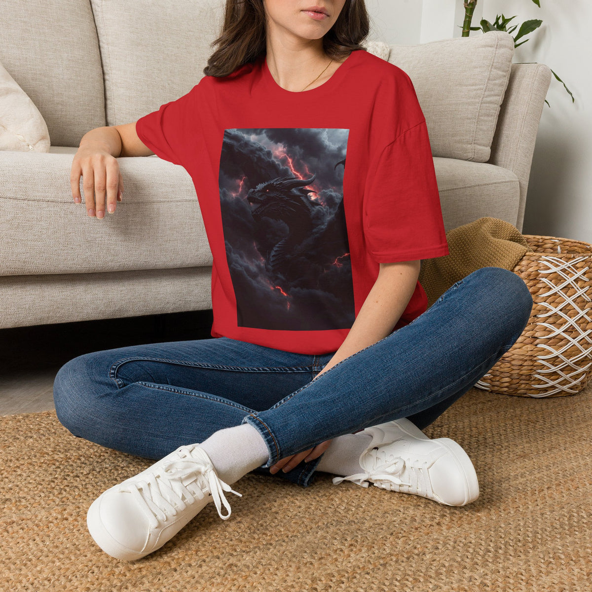 A Dragon Smoke T-Shirt — Stormy Smoke Tee