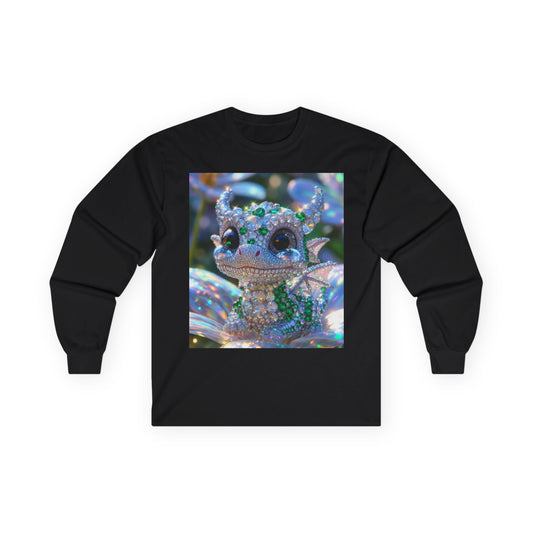 Sparkling Crystal Dragon Long Sleeve Tee