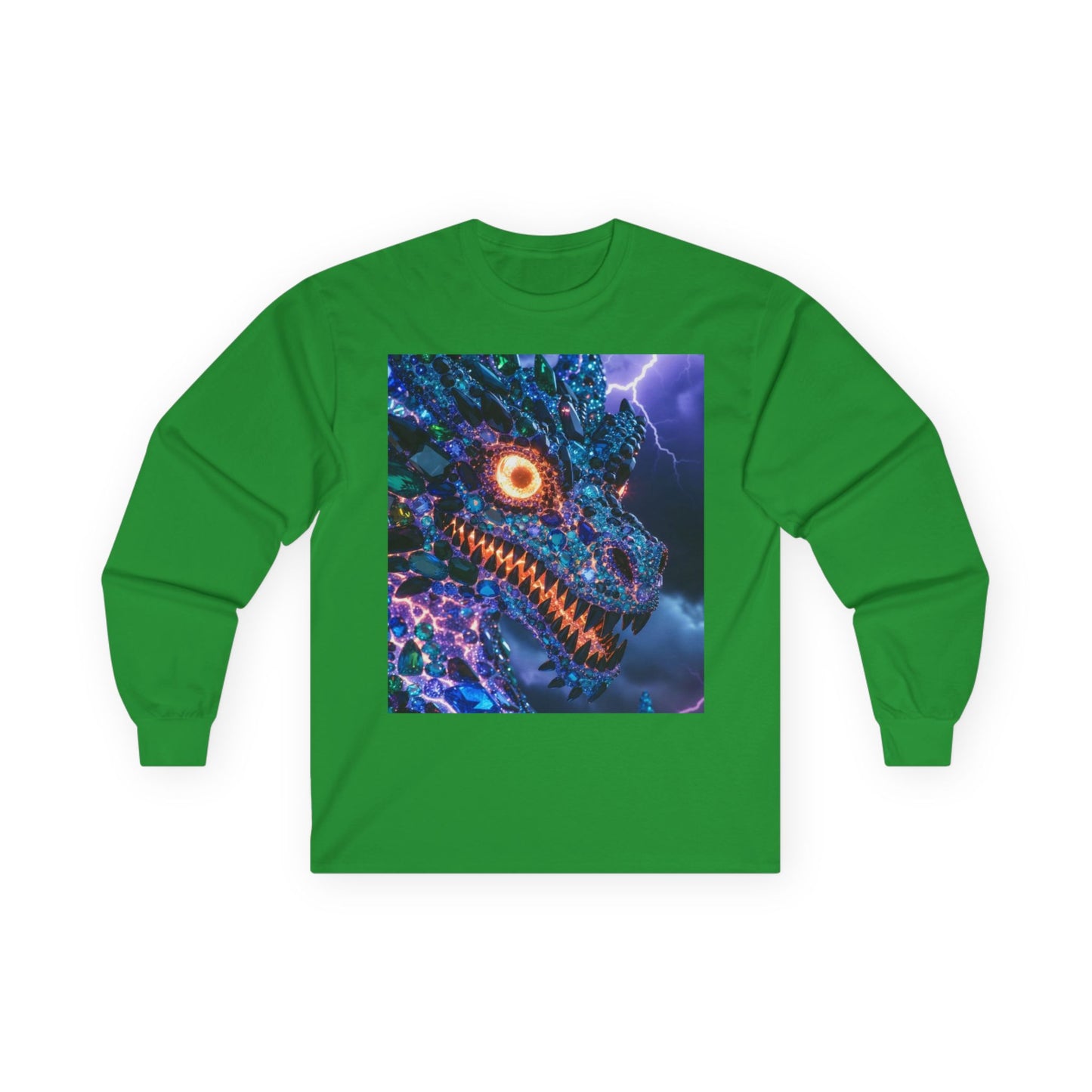 Godzilla Neon Monster Long Sleeve Tee — Electric Kaiju Graphic