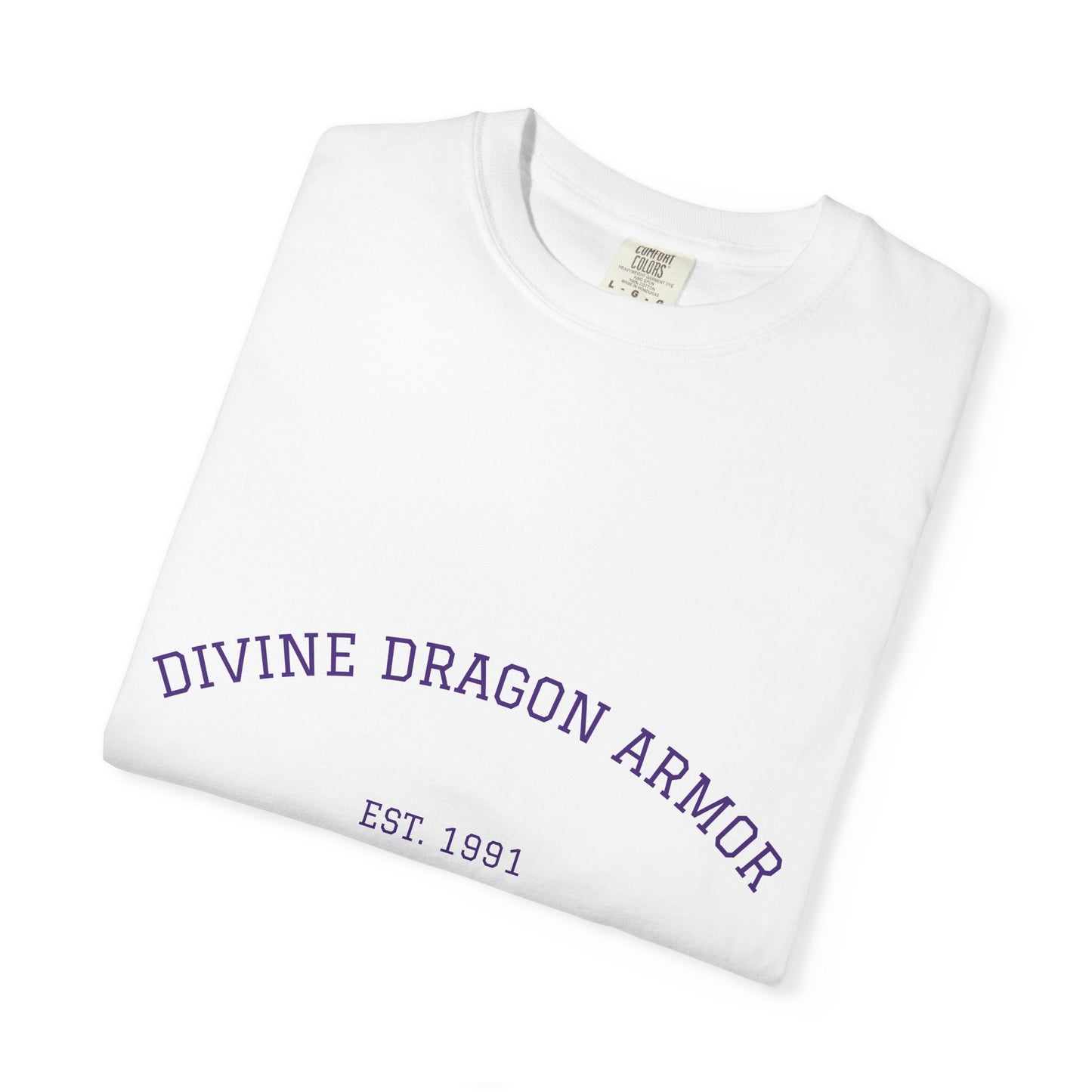 A Divine Dragon Armor Tee — Vintage 'Est. 1991' Graphic T-Shirt