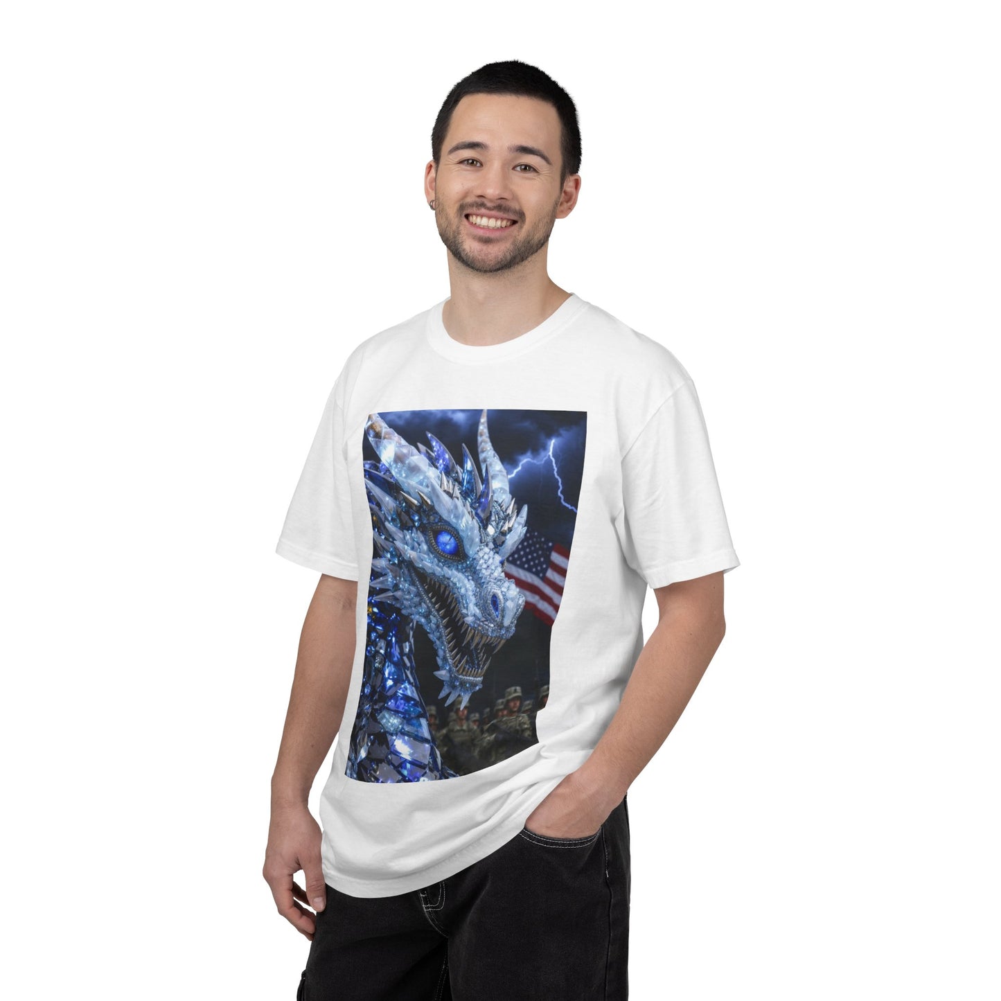 Ice Dragon Military Patriot T-Shirt