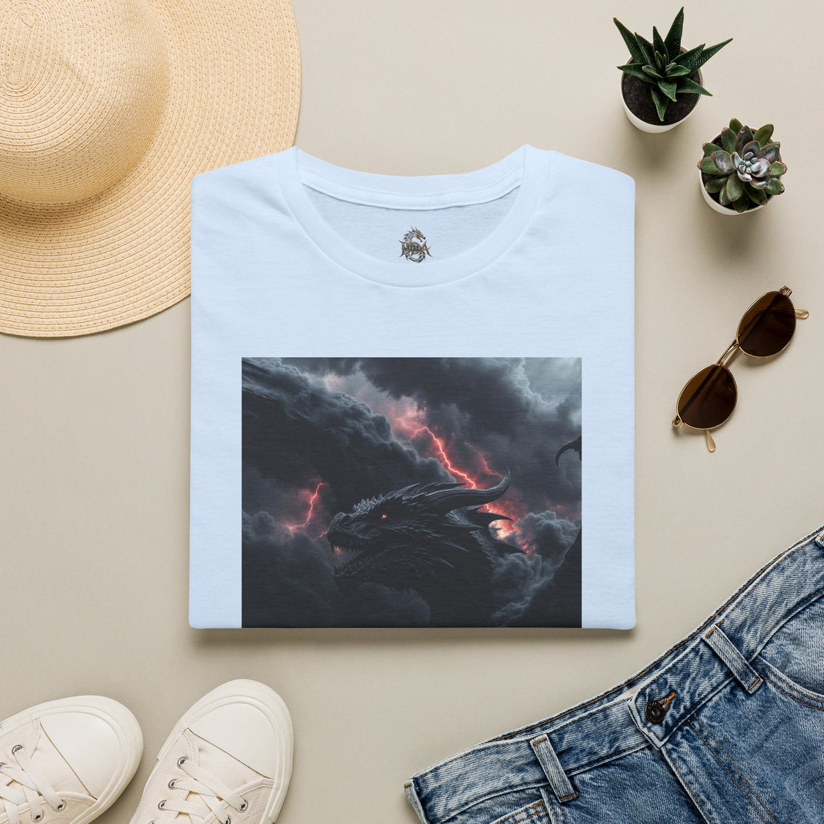 A Dragon Smoke T-Shirt — Stormy Smoke Tee