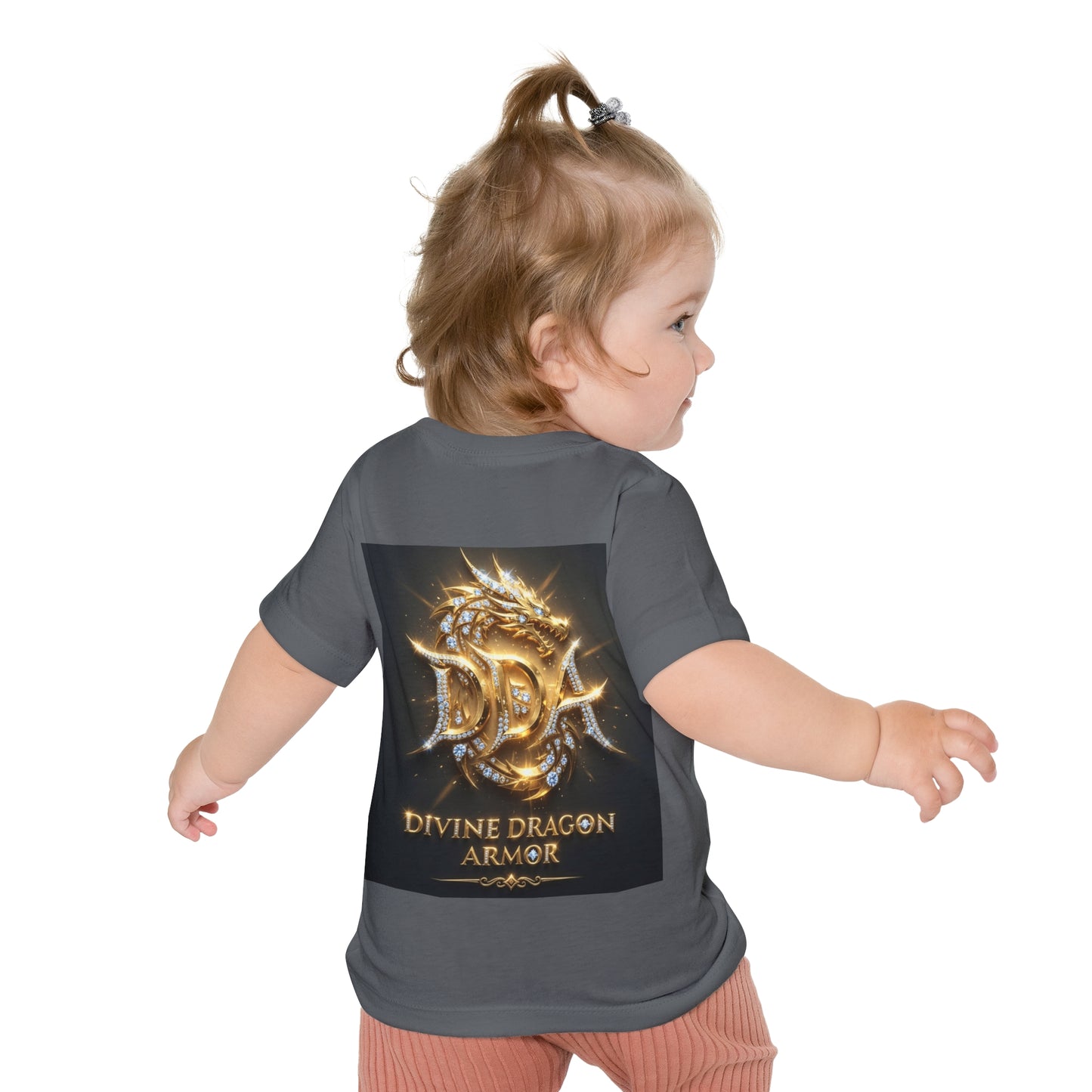 A Baby T-Shirt — Divine Dragon Armor Lightning Robot Graphic
