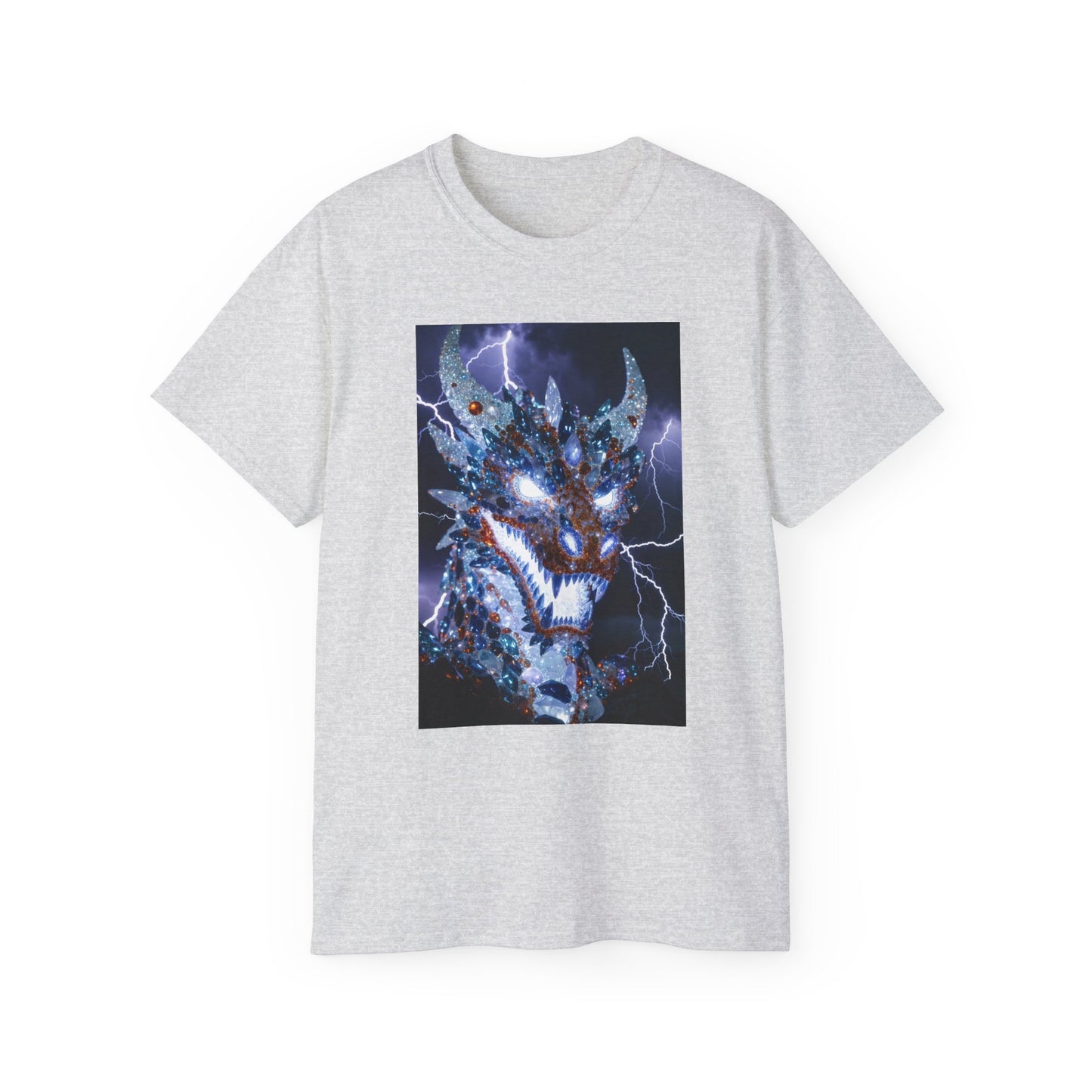 Electric Dragon T-Shirt — Lightning Fantasy Beast Graphic Tee