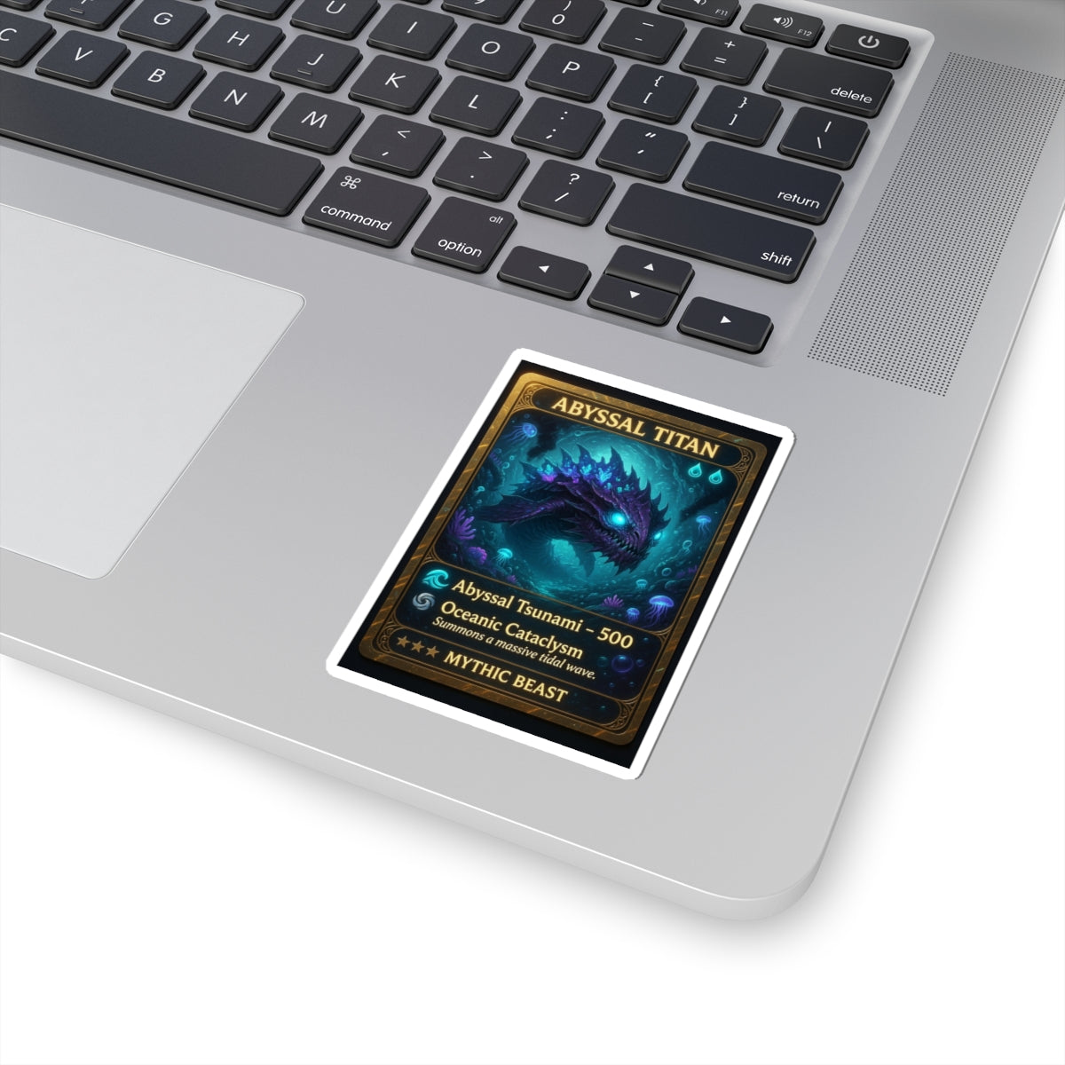 # 1 Abyssal Titan Trading Card Sticker — Fantasy Game Monster Kiss-Cut Sticker