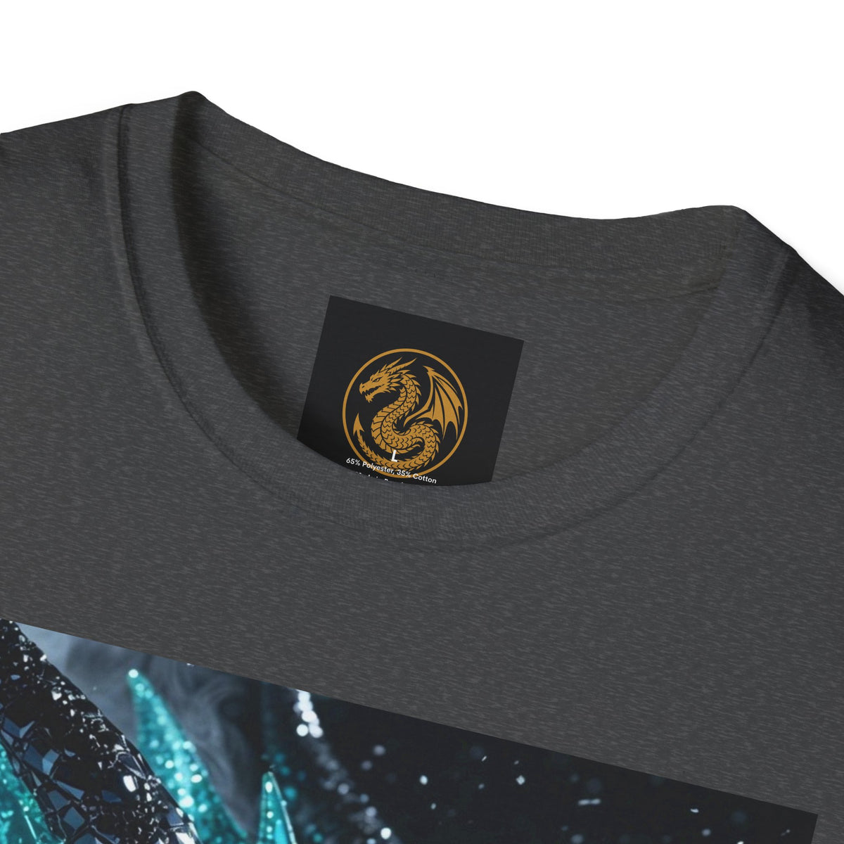 An Ice Dragon T-Shirt — Electric Frost Dragon Graphic Tee