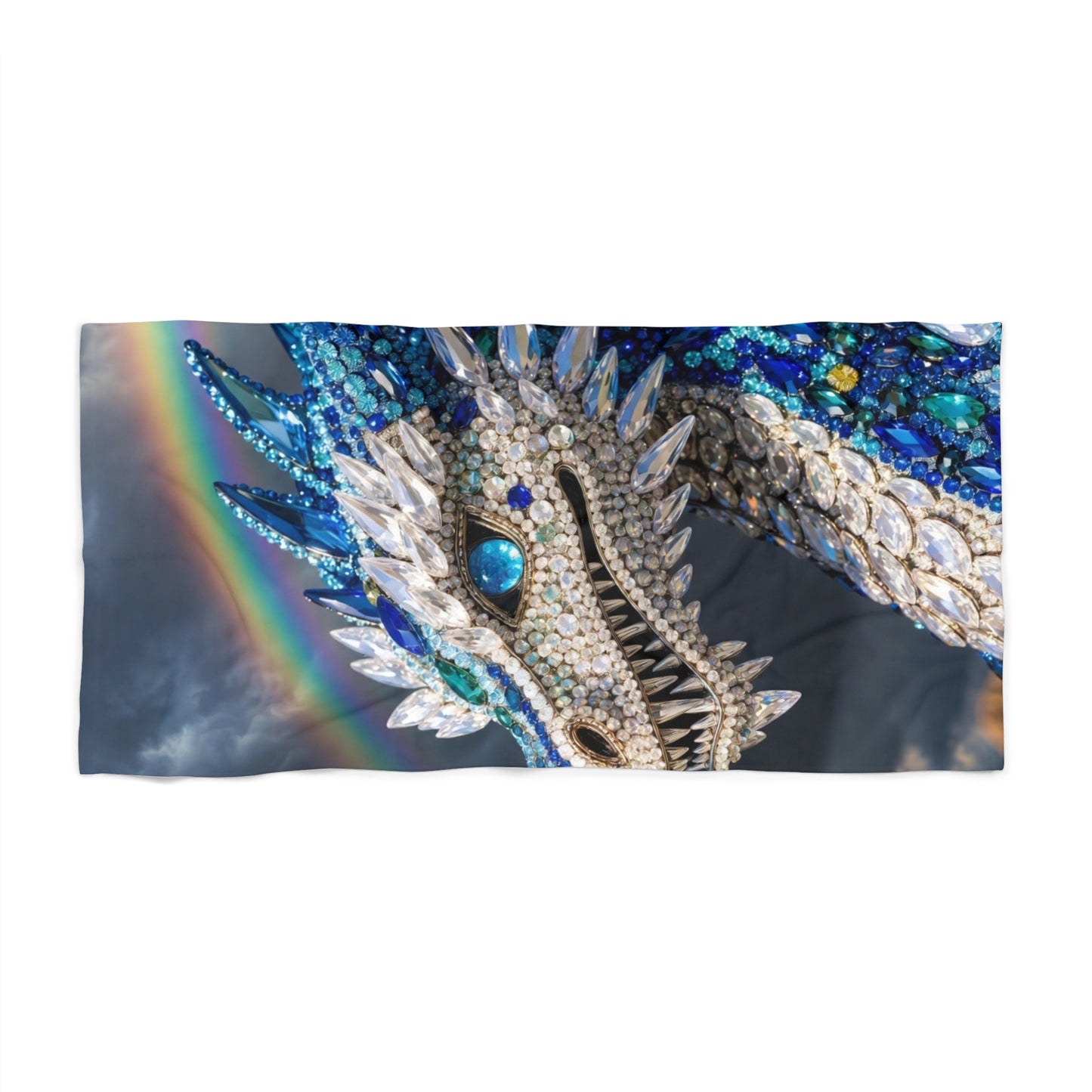 Mystic Dragon Rainbow Beach Towel