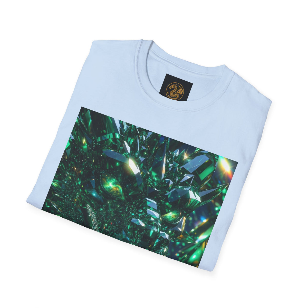 An Emerald Dragon Crystal Skull T-Shirt
