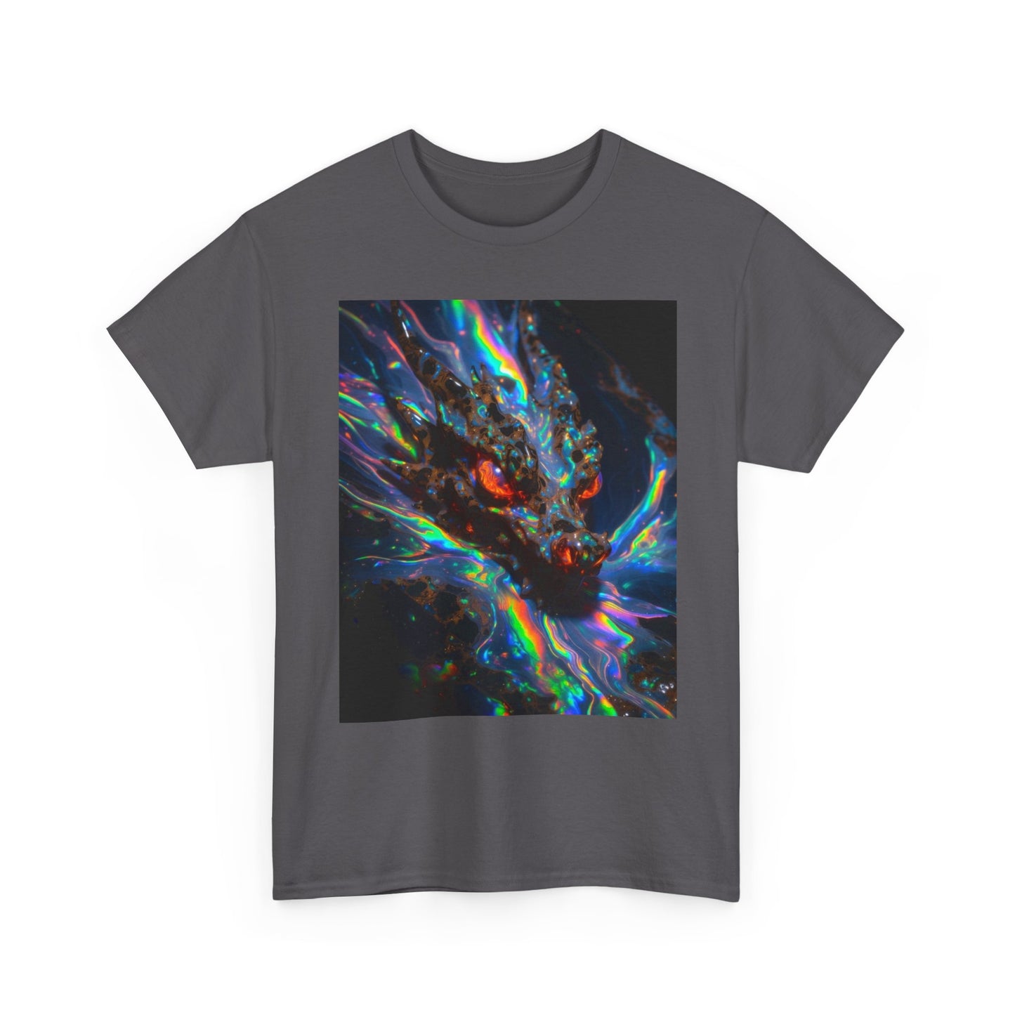Psychedelic Dragon T-Shirt — Neon Cosmic Dragon Graphic Tee