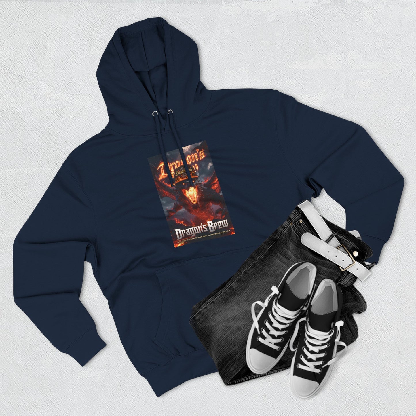 Dragons Brew Three-Panel Fleece Hoodie