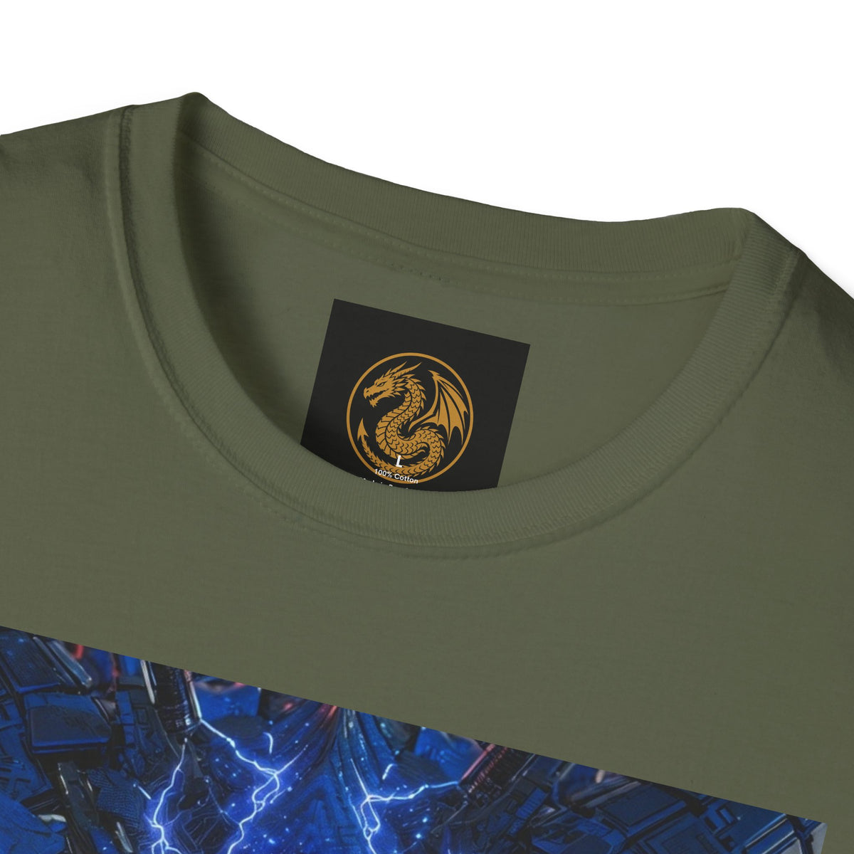 #1 Selling Dragon Nebula T-Shirt — Cosmic Blue Dragon Graphic Tee