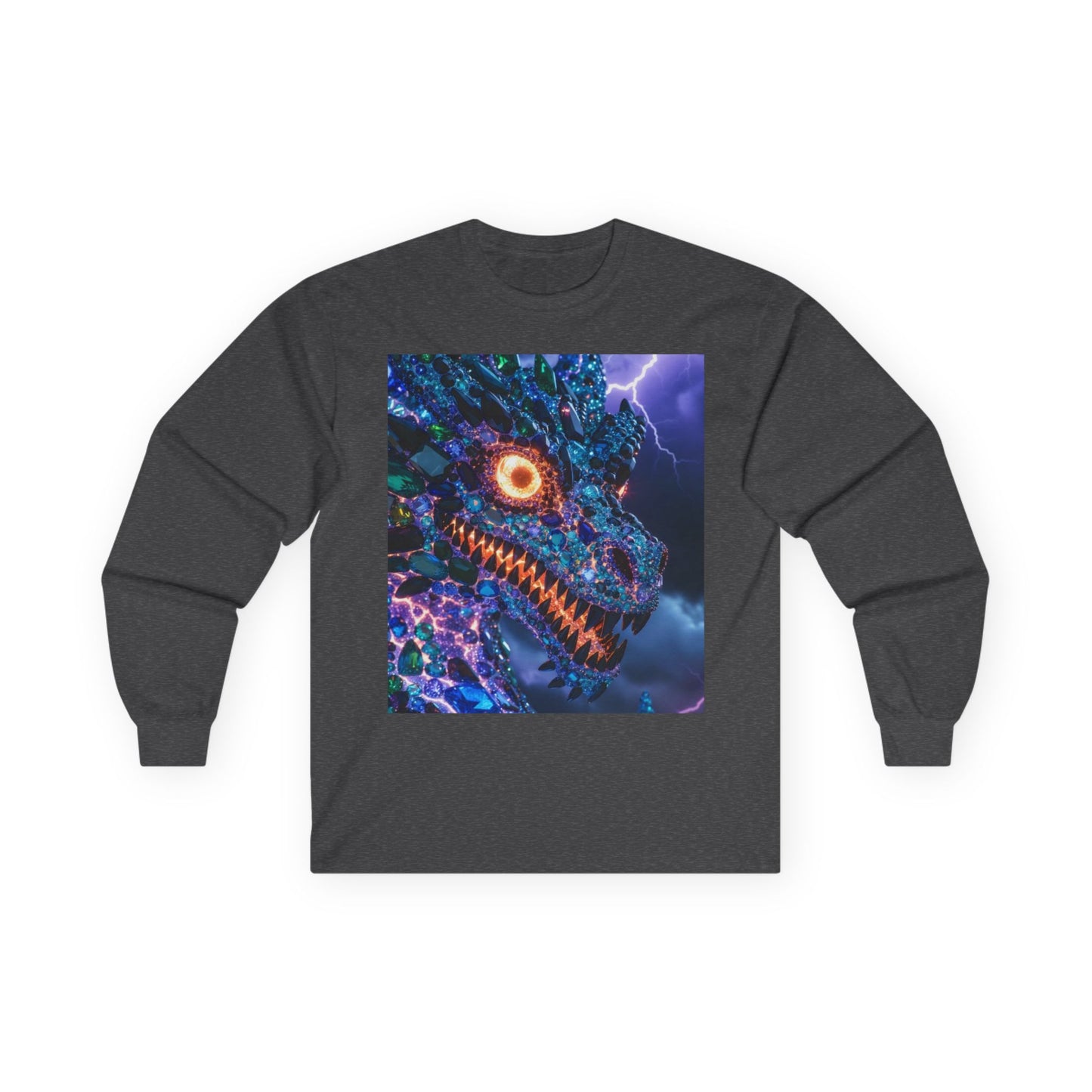 Godzilla Neon Monster Long Sleeve Tee — Electric Kaiju Graphic