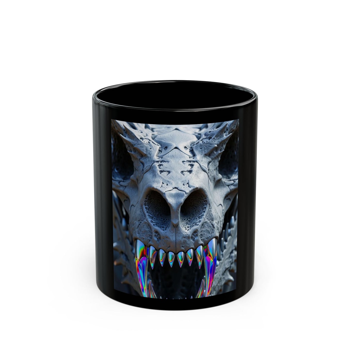 Colorful Dragon Skull Mug - 11oz & 15oz