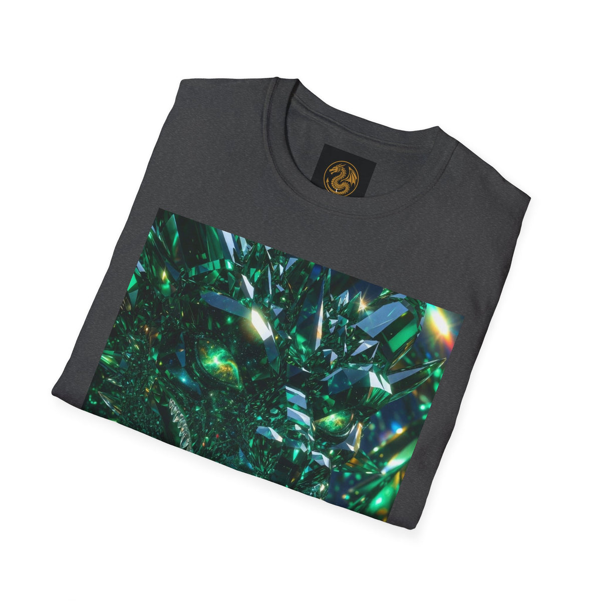 An Emerald Dragon Crystal Skull T-Shirt