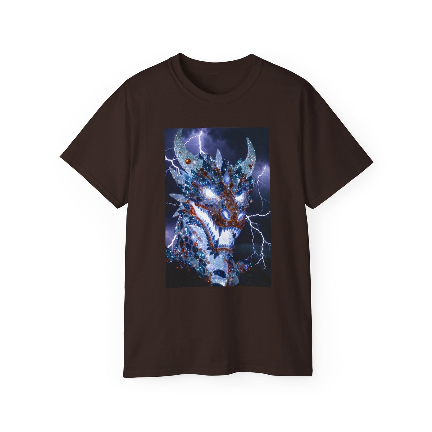 Electric Dragon T-Shirt — Lightning Fantasy Beast Graphic Tee