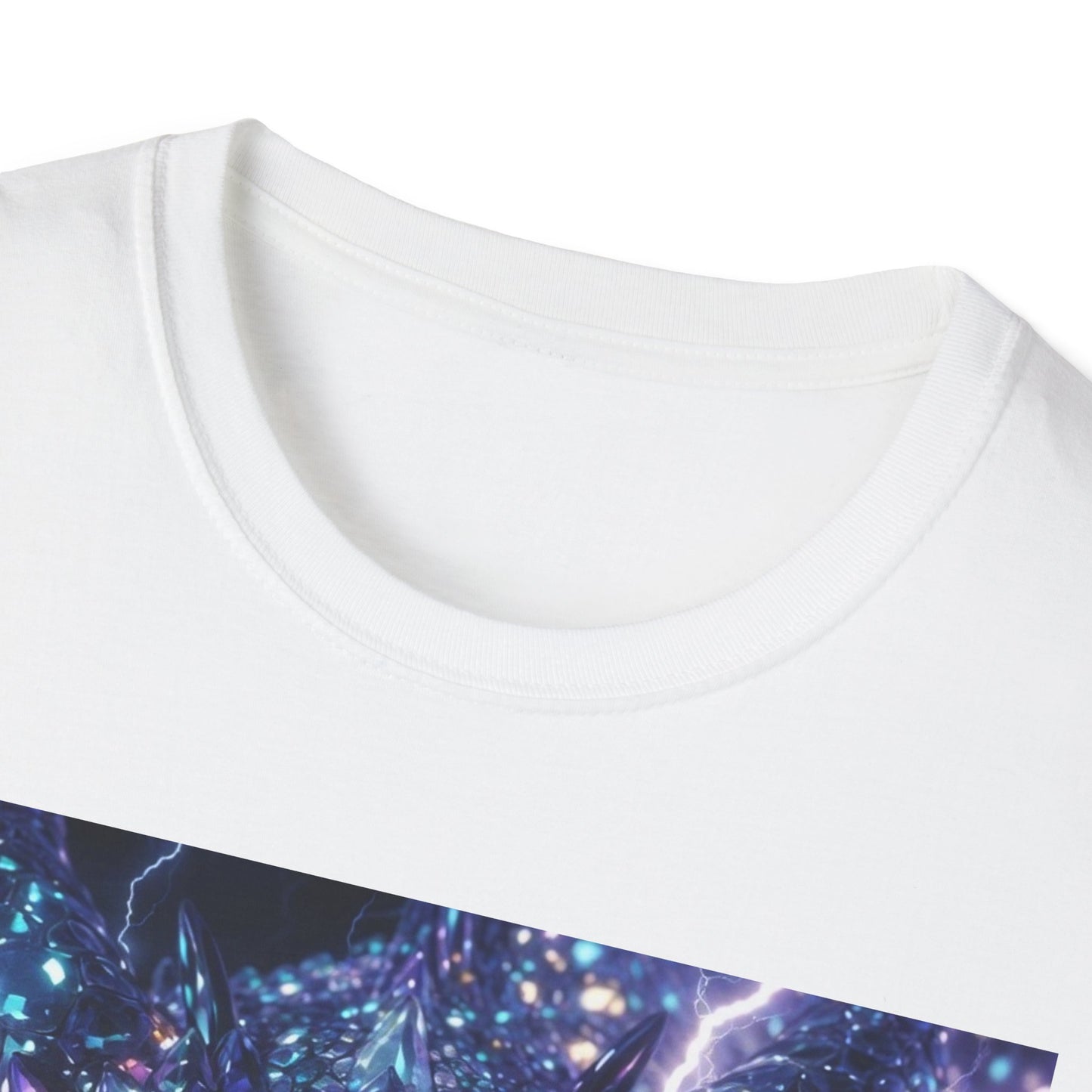 Electric Dragon T-Shirt — Neon Lightning Monster Graphic Tee