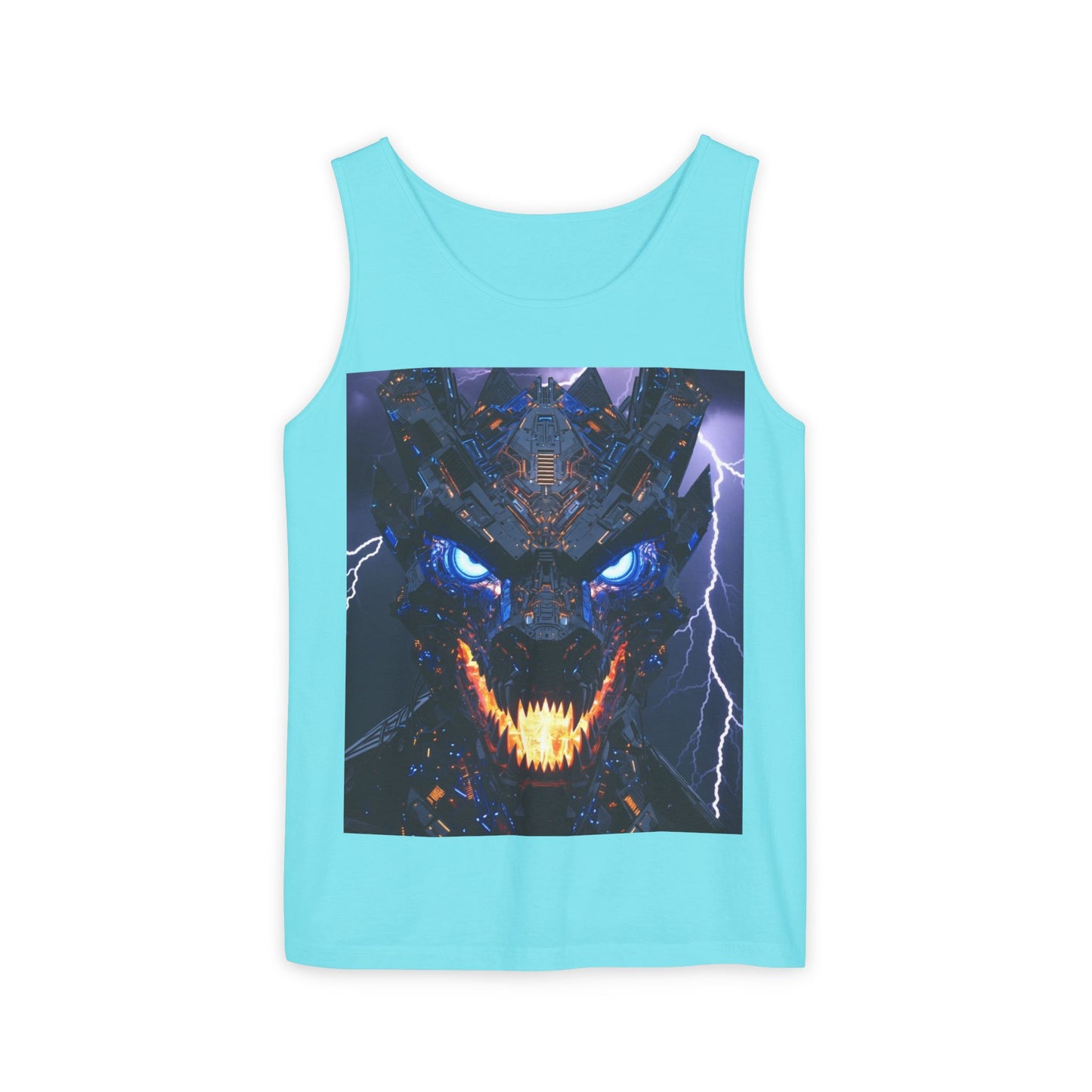 Dragon Storm Tank Top – Fierce Lightning Dragon Graphic Tank