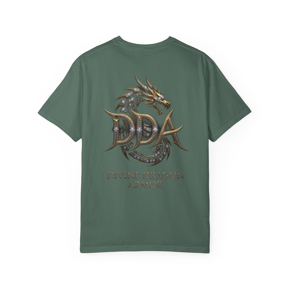 A DIVINE DRAGON ARMOR MEN OR WOMANS Garment-Dyed T-shirt