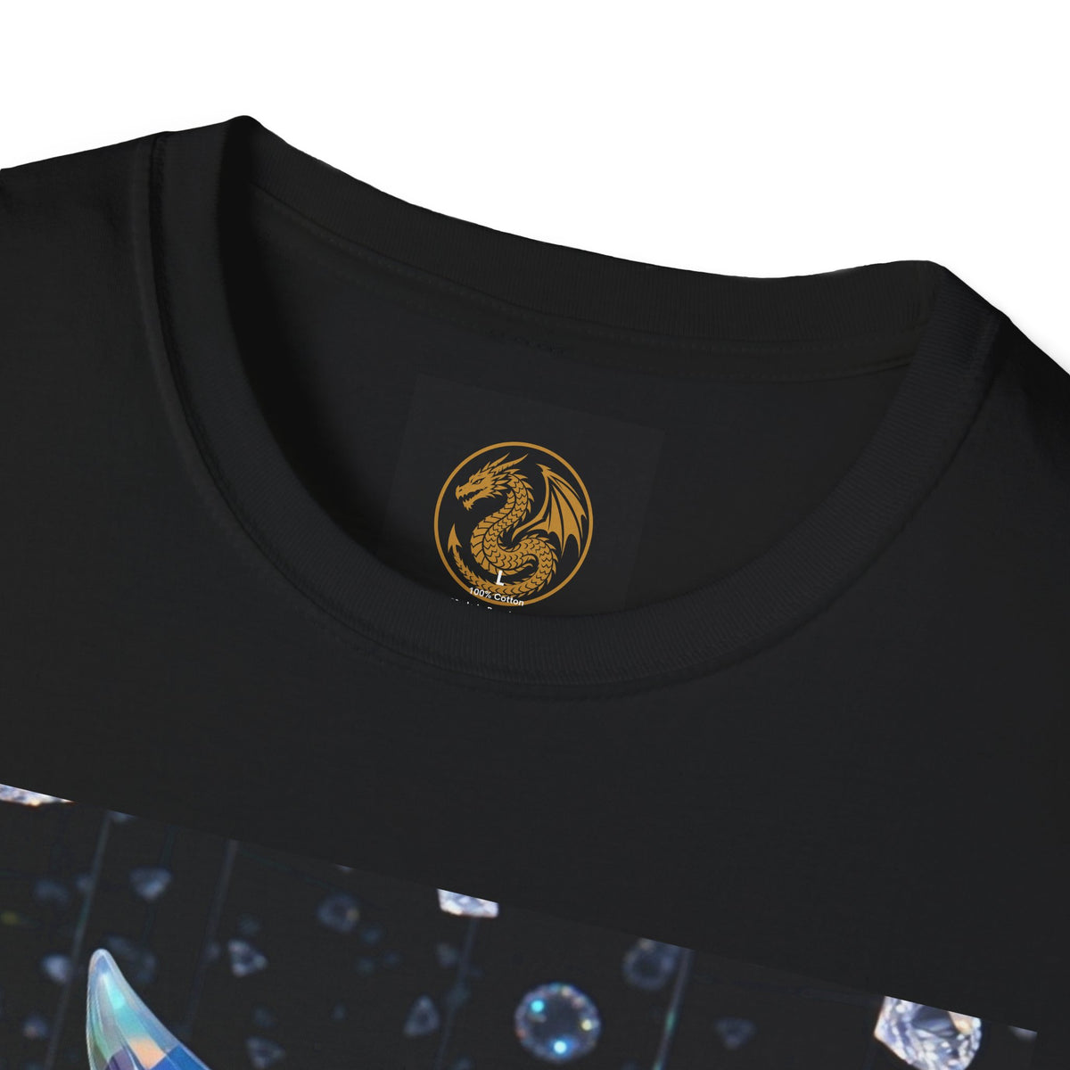 A Crystal Dragon T-Shirt — Sparkling Gem Fantasy Tee