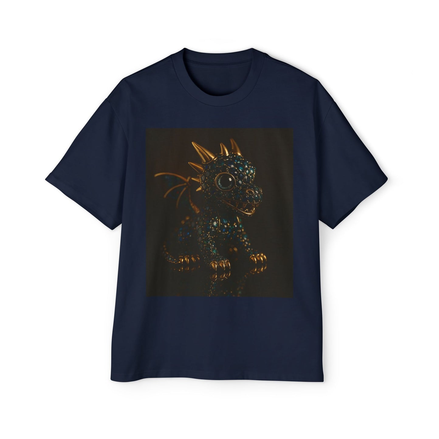 Dragon Design Oversized Tee, Casual Wear, Graphic Shirt, Gift for Fantasy Lovers, Unique T-Shirt, Perfect for Festivals and Everyday