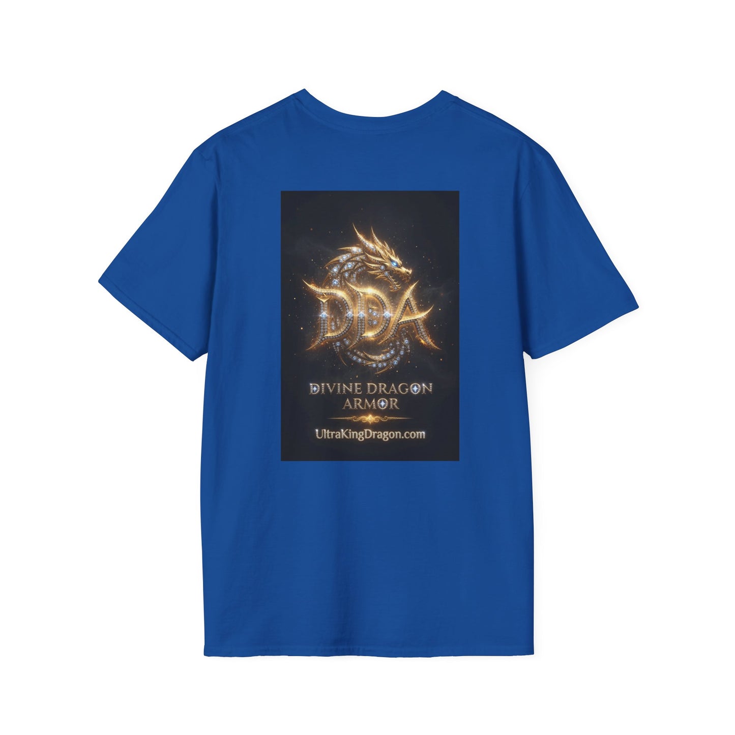 A Cyber Dragon Graphic T-Shirt — Futuristic Neon Dragon Design