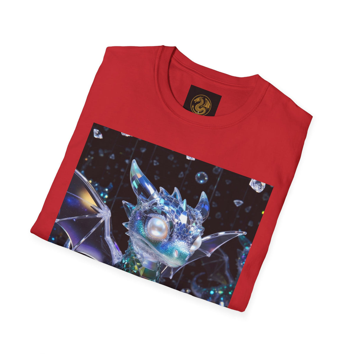 A Crystal Dragon T-Shirt — Sparkling Gem Fantasy Tee