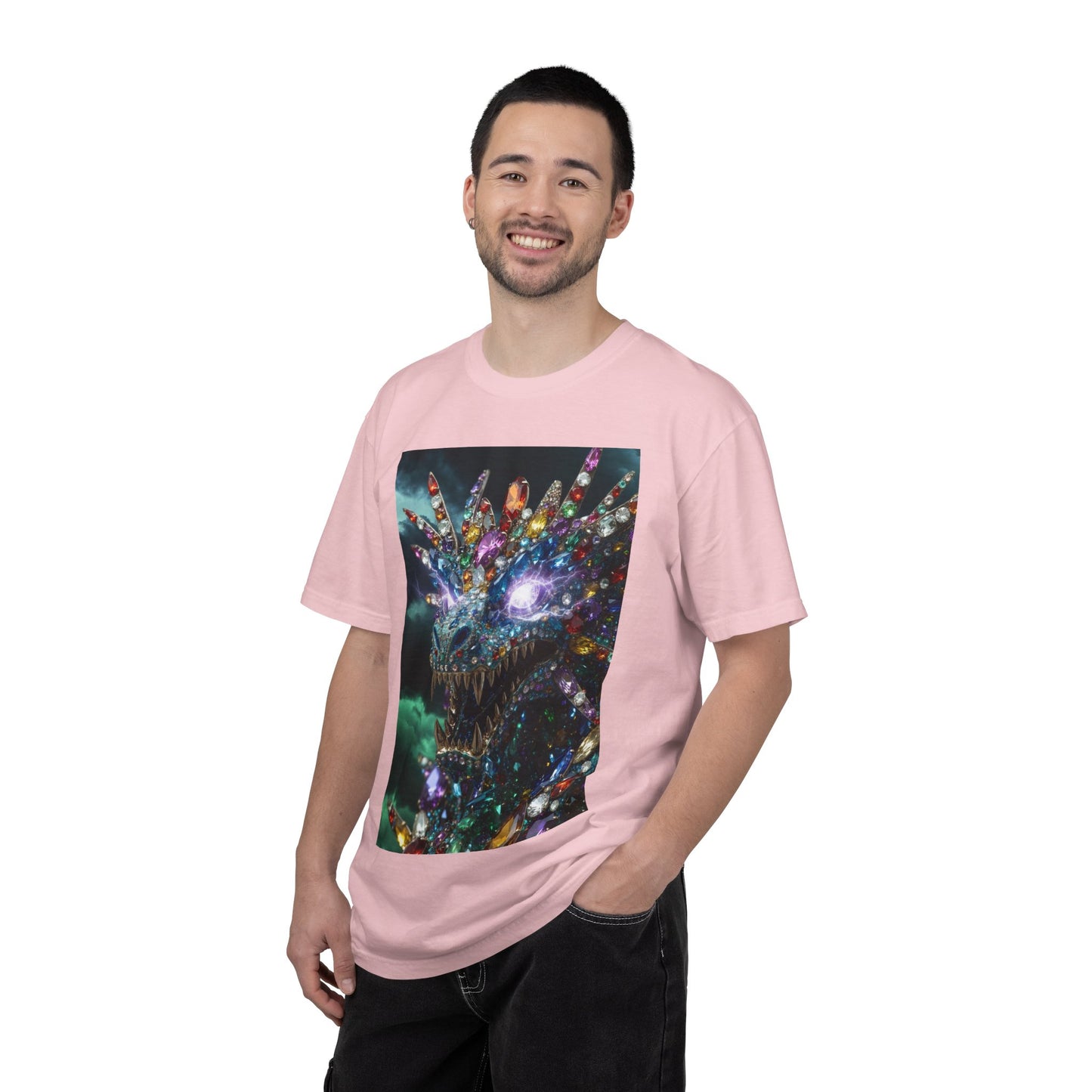Dragon Crystal T-Shirt — Psychedelic Gem Monster Graphic Tee