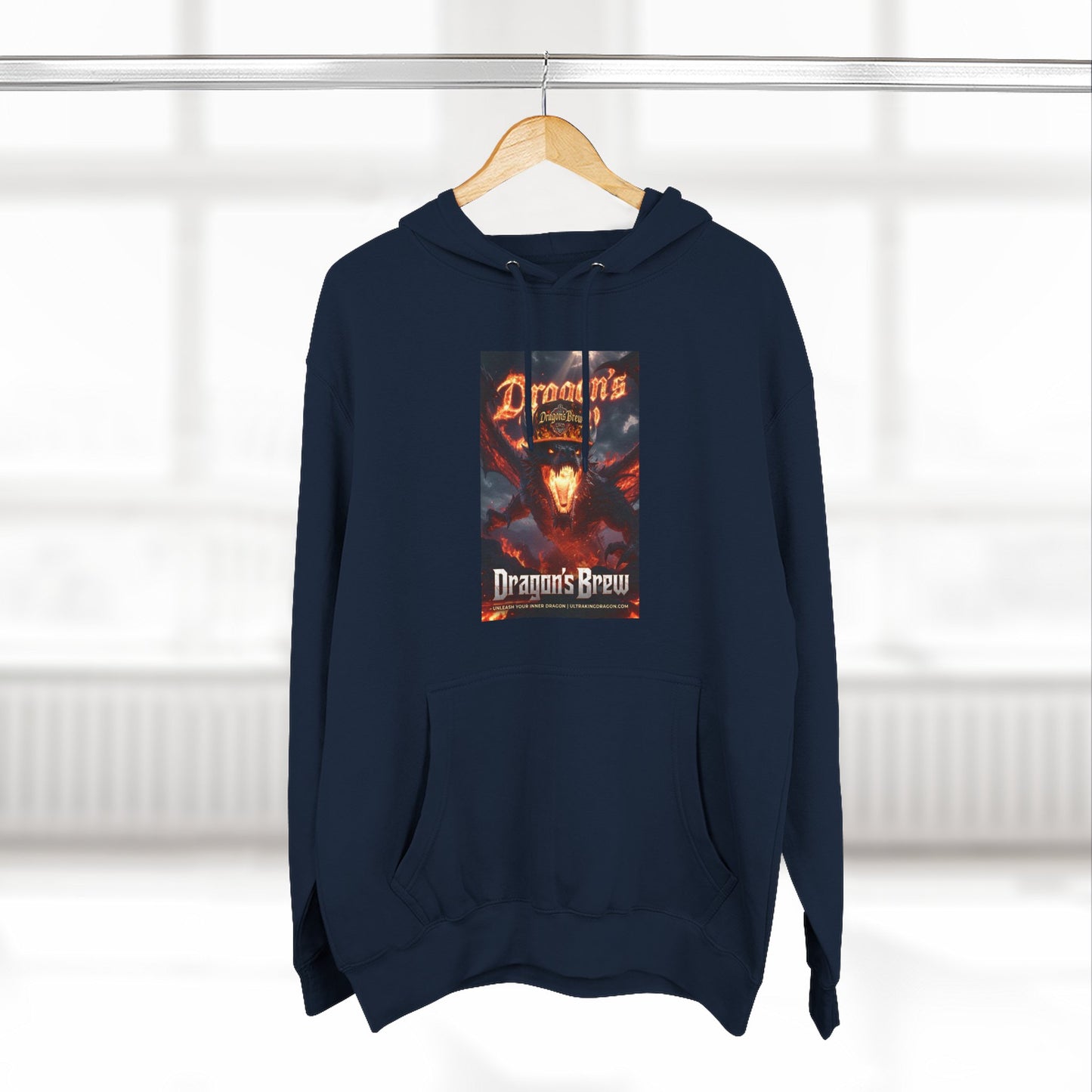 Dragons Brew Three-Panel Fleece Hoodie