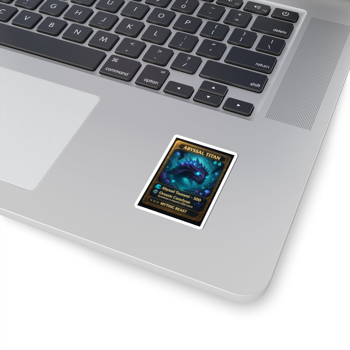 # 1 Abyssal Titan Trading Card Sticker — Fantasy Game Monster Kiss-Cut Sticker