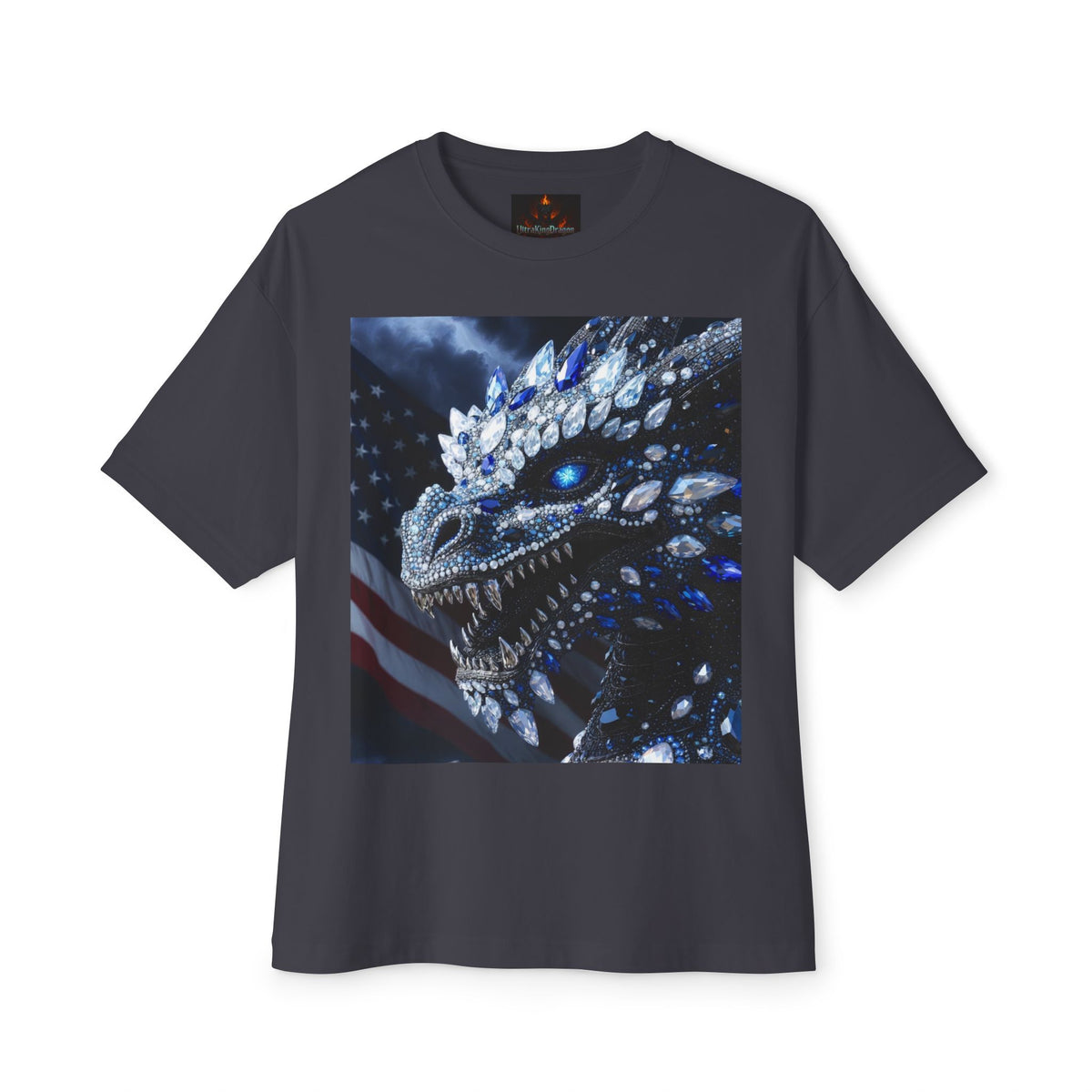 A Dragon USA 🇺🇸 Oversized Boxy Tee - Relaxed Fit Shirt for Casual Wear, Perfect Gift for Birthdays, Holidays, Lounge, Everyday Style, Uplifting [...]