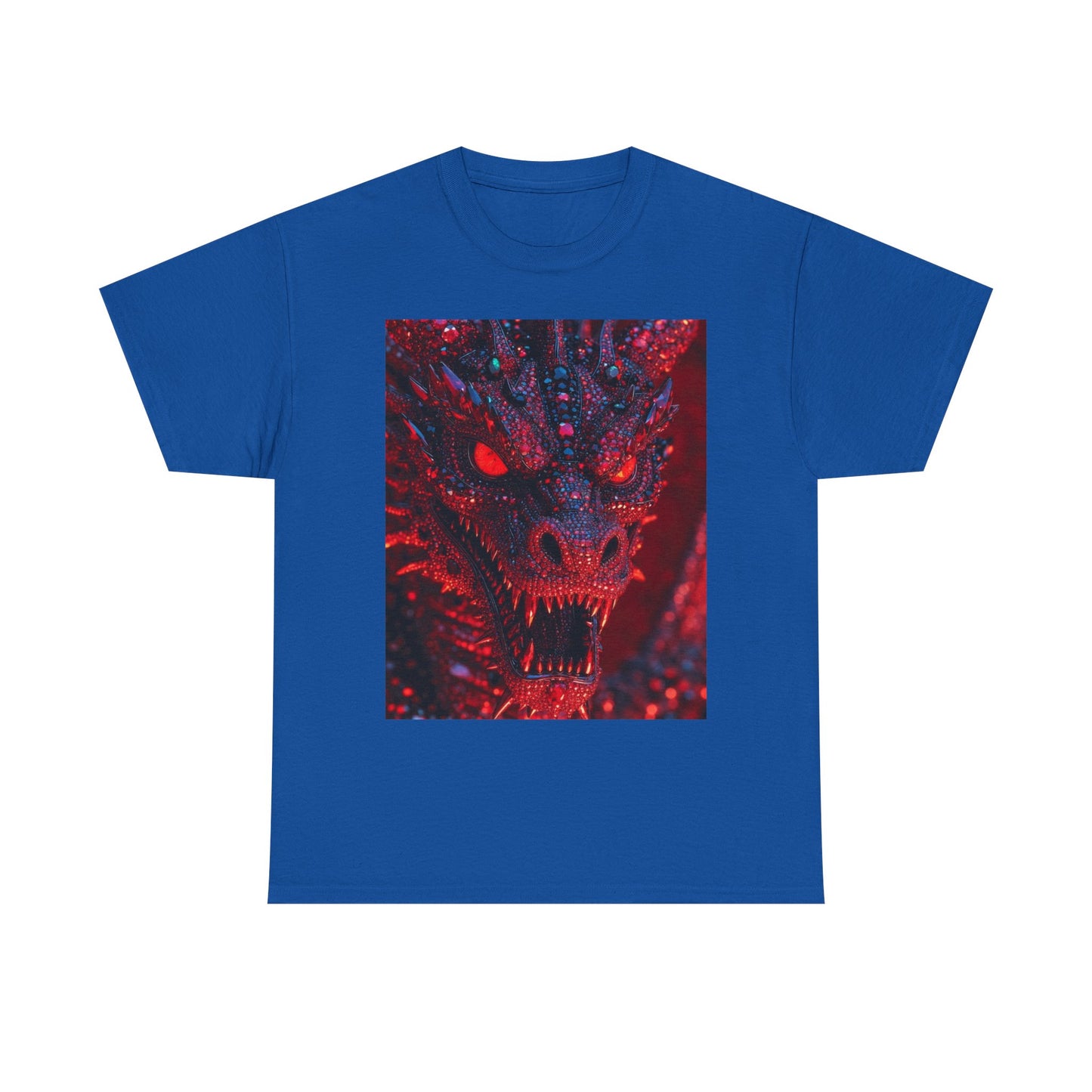 Dragon Rage Graphic Tee — Red Demon Dragon Face T-Shirt