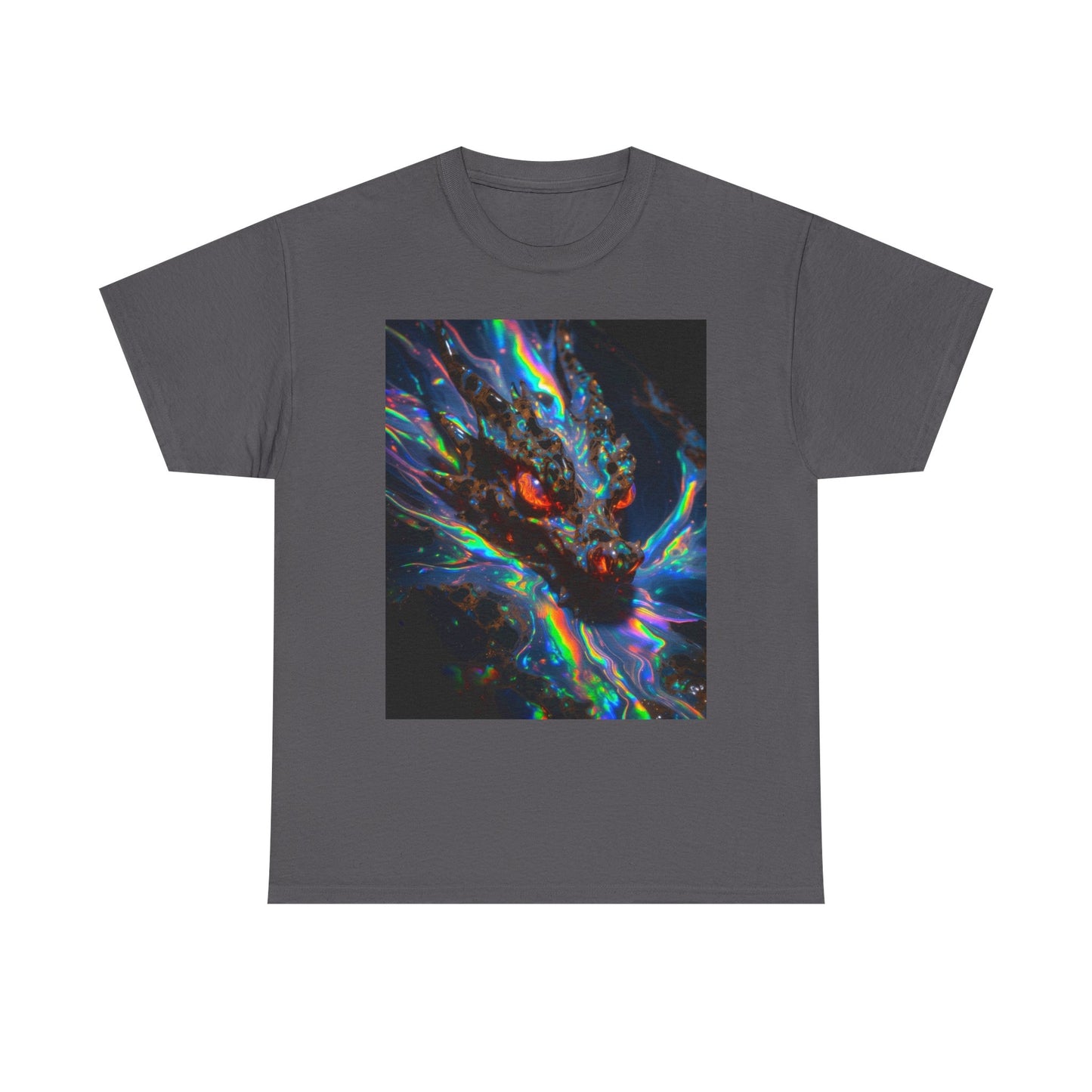 Psychedelic Dragon T-Shirt — Neon Cosmic Dragon Graphic Tee