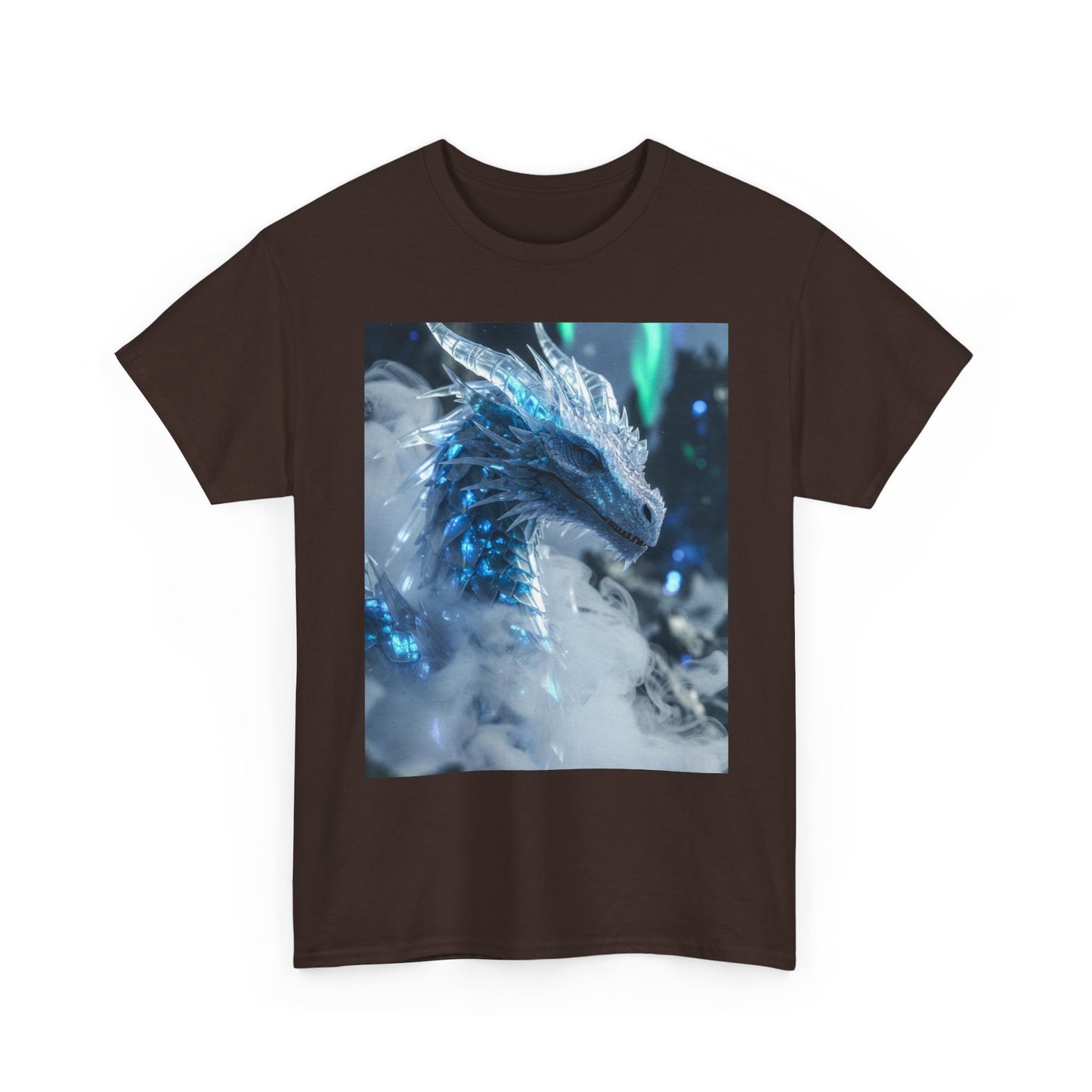 Ice Dragon Graphic Tee — Fantasy Dragon Art T-Shirt