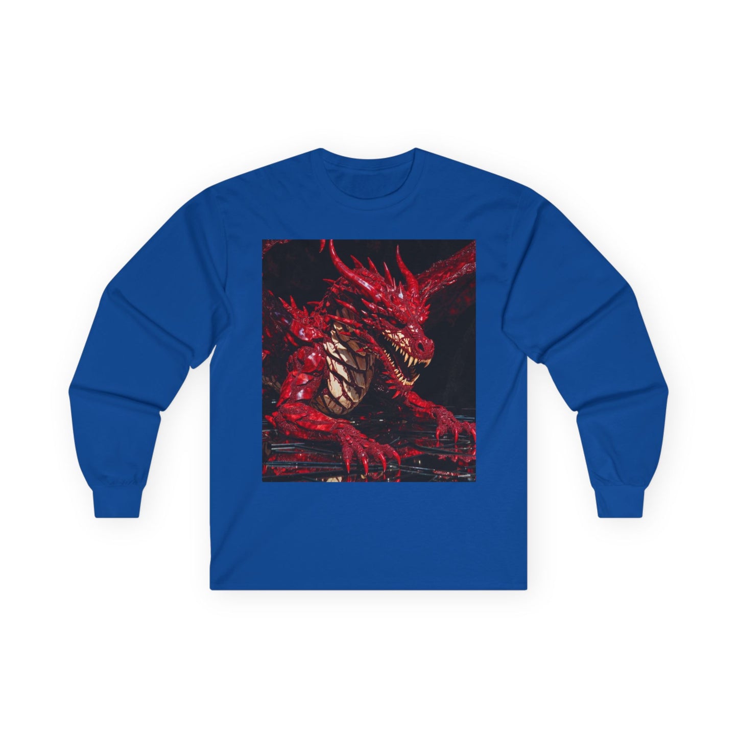 Red Dragon Artwork Long Sleeve Tee