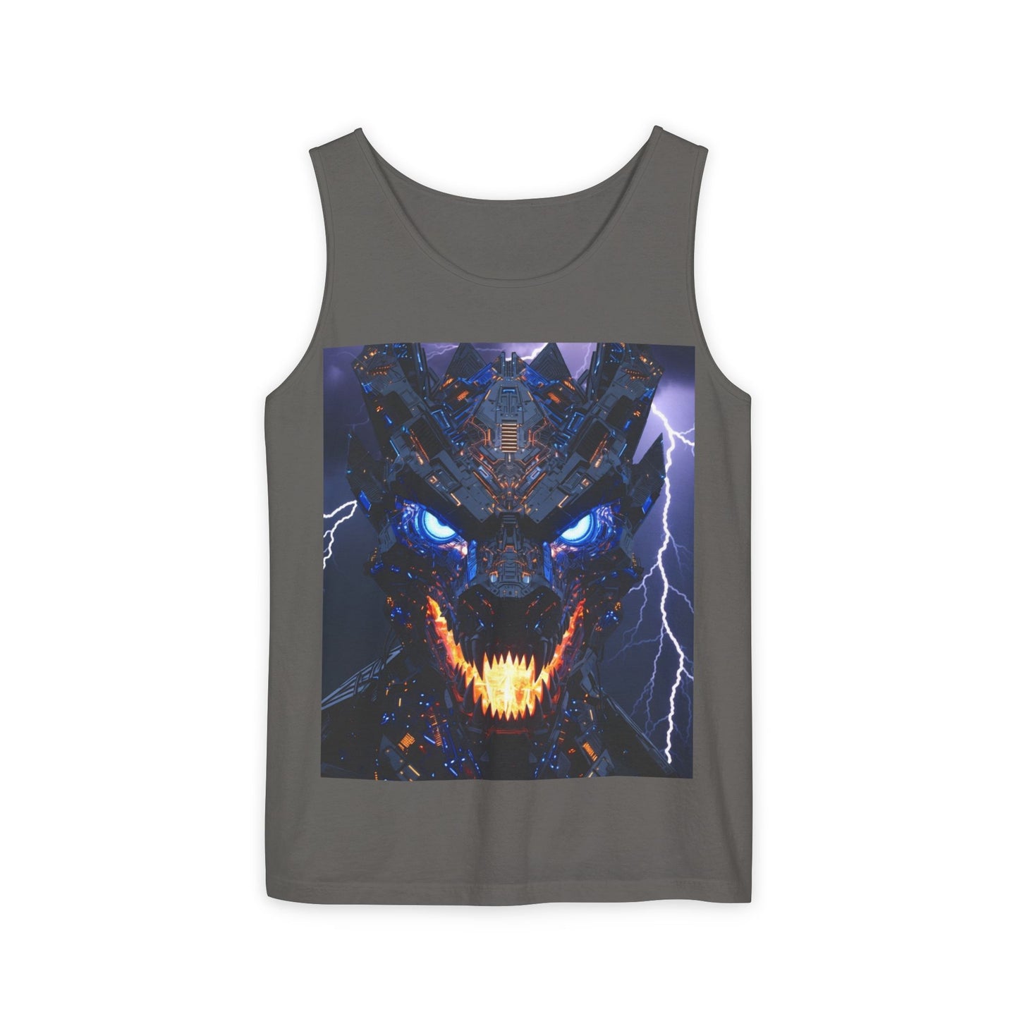 Dragon Storm Tank Top – Fierce Lightning Dragon Graphic Tank