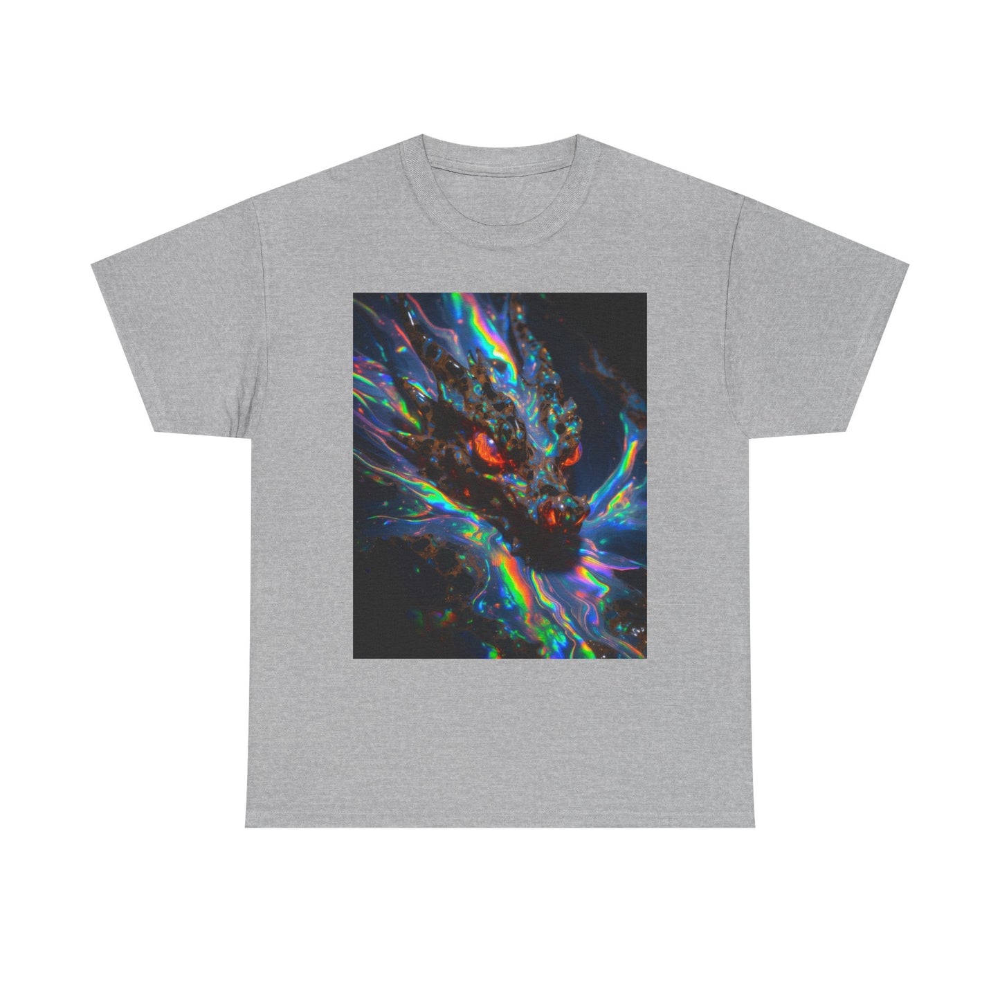 Psychedelic Dragon T-Shirt — Neon Cosmic Dragon Graphic Tee