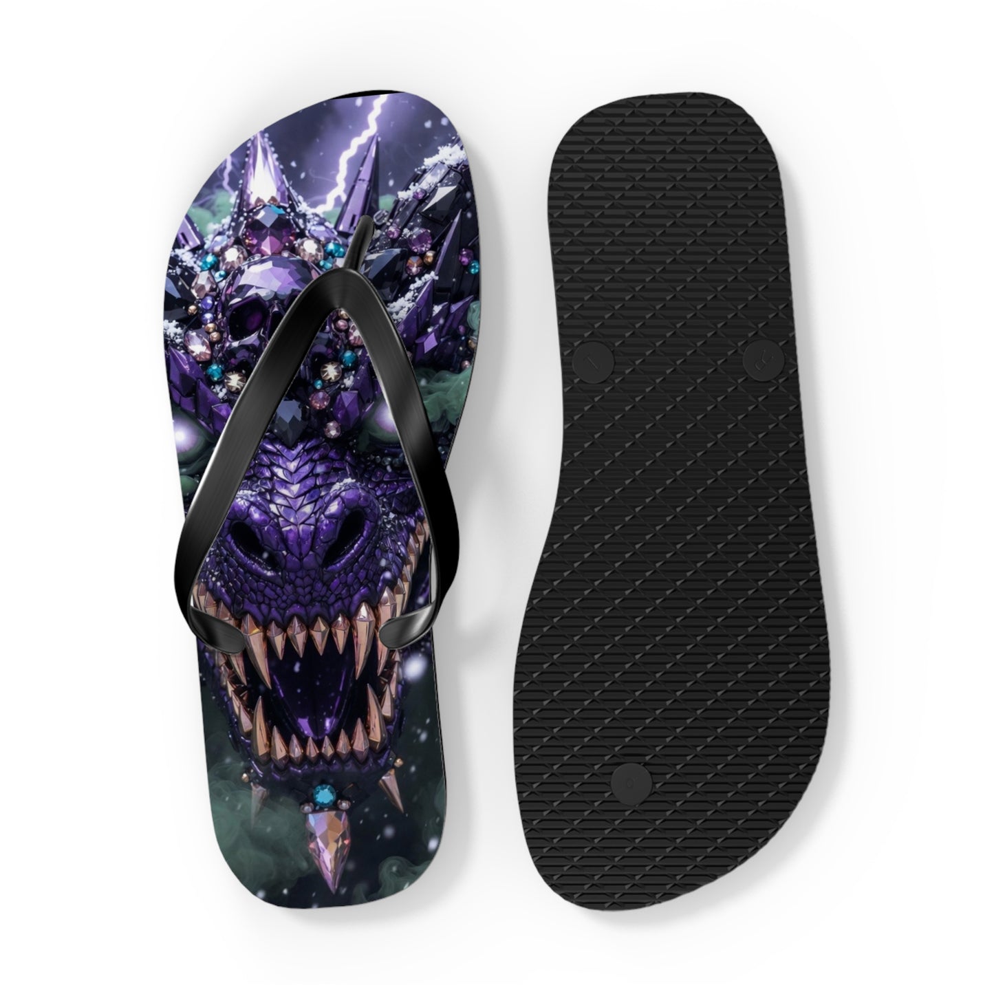 A Dragon Kings Flip Flops — Beach Sandals
