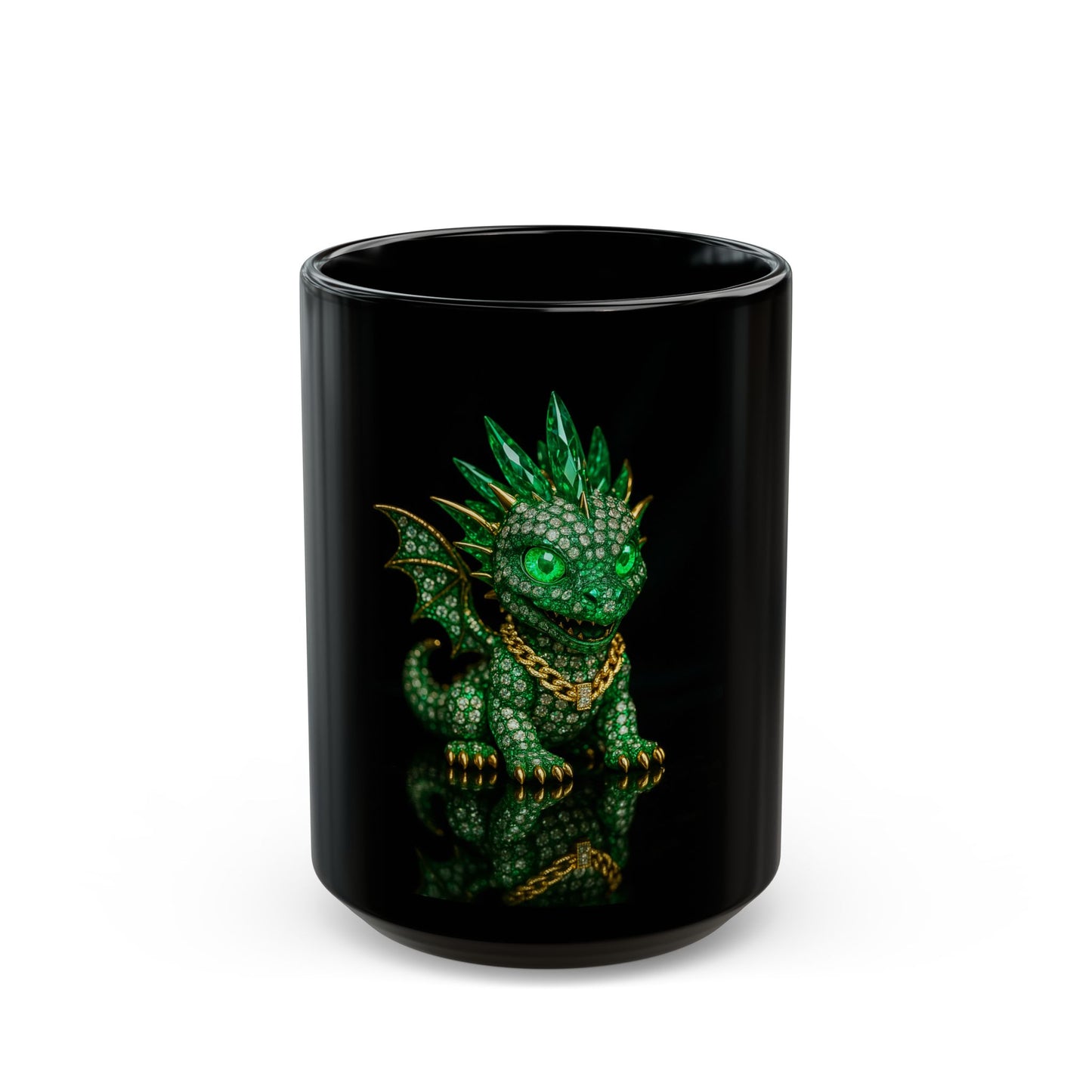 Green Dragon Fantasy Mug - 11oz & 15oz