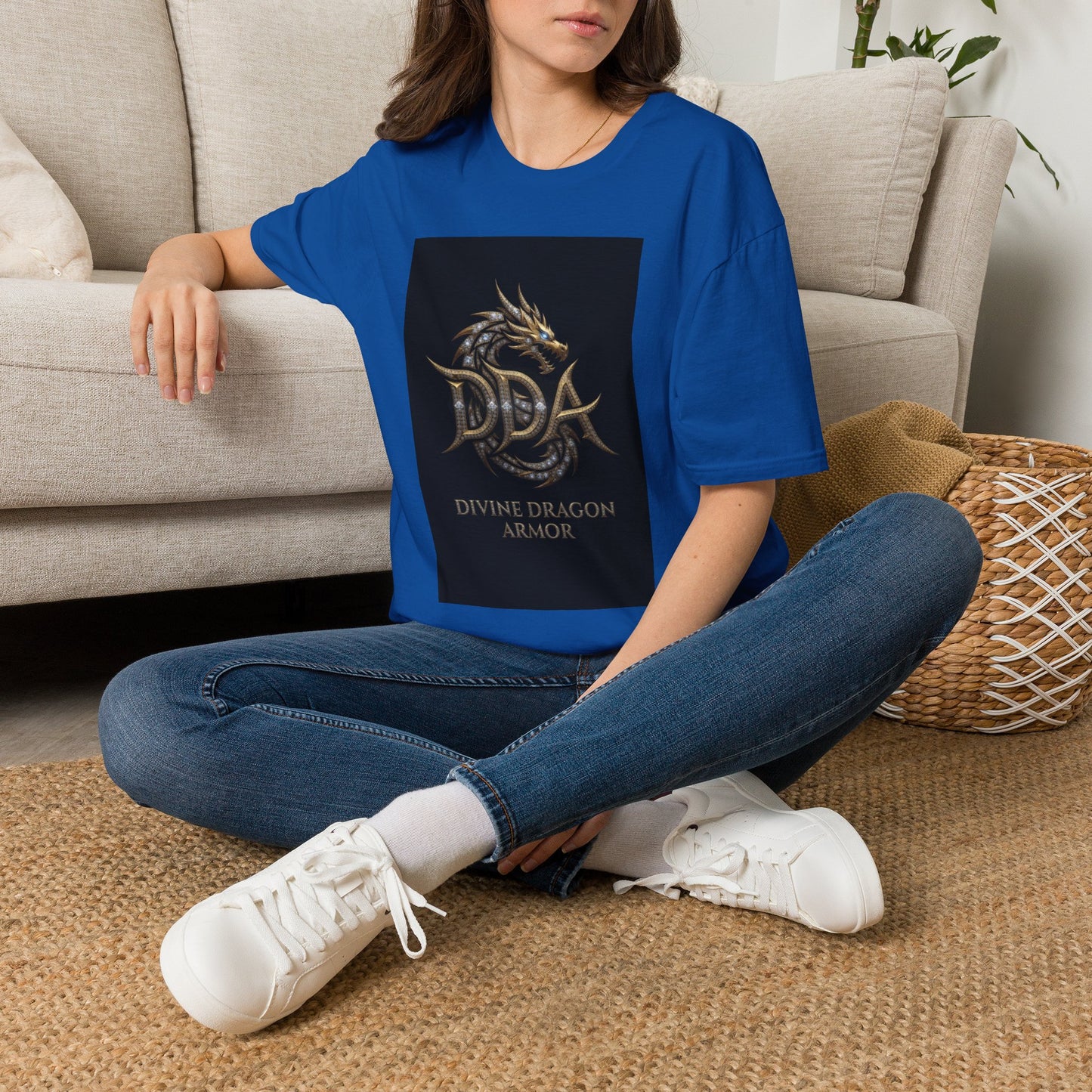 A Dragon Crest T-Shirt — Divine Dragon Armor Logo Tee