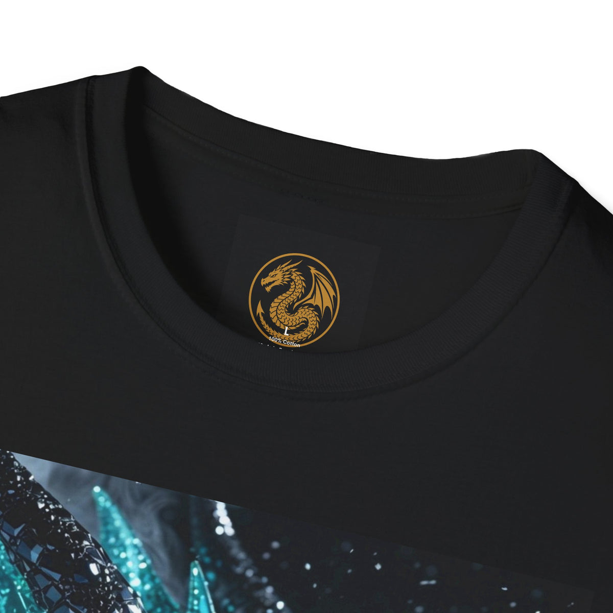 An Ice Dragon T-Shirt — Electric Frost Dragon Graphic Tee