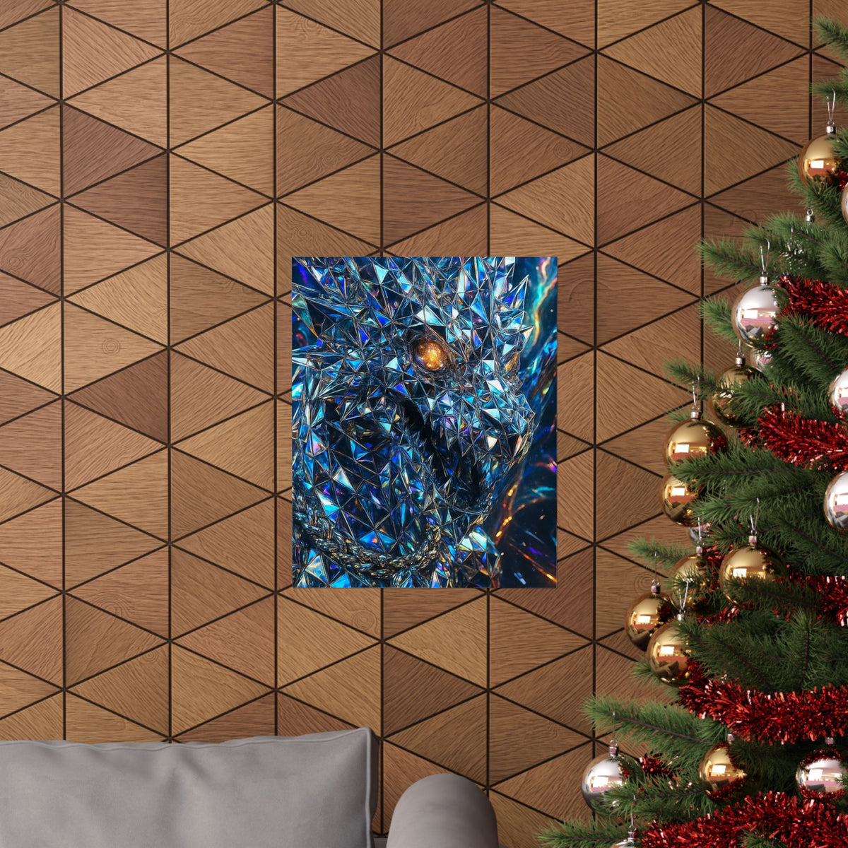 A Stunning Matte Vertical Posters - Dragon Art, Fantasy Decor, Home Wall Art, Unique Gifts, Collector's Item