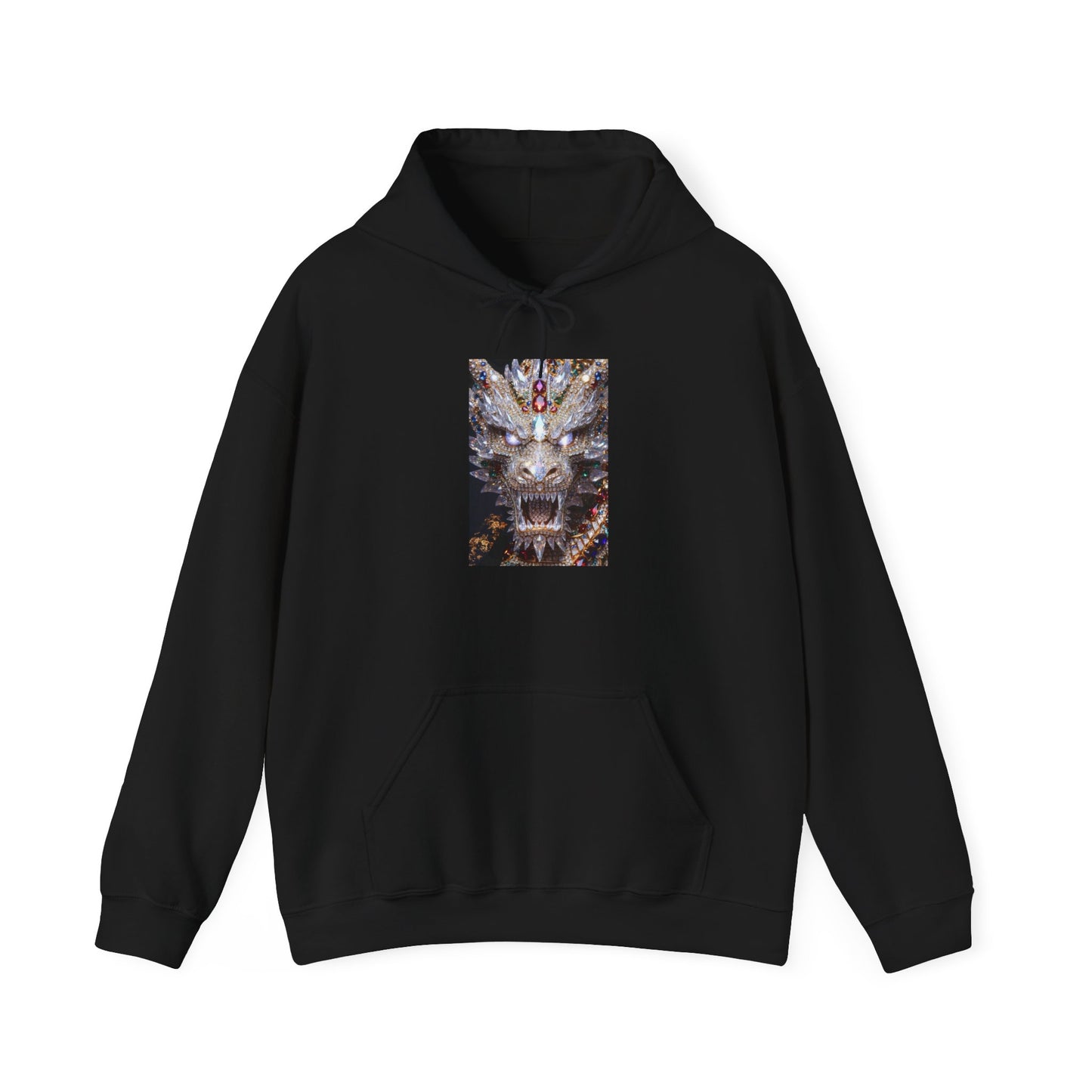 Dragon Skull Hoodie - Mystic Fantasy Graphic Pullover