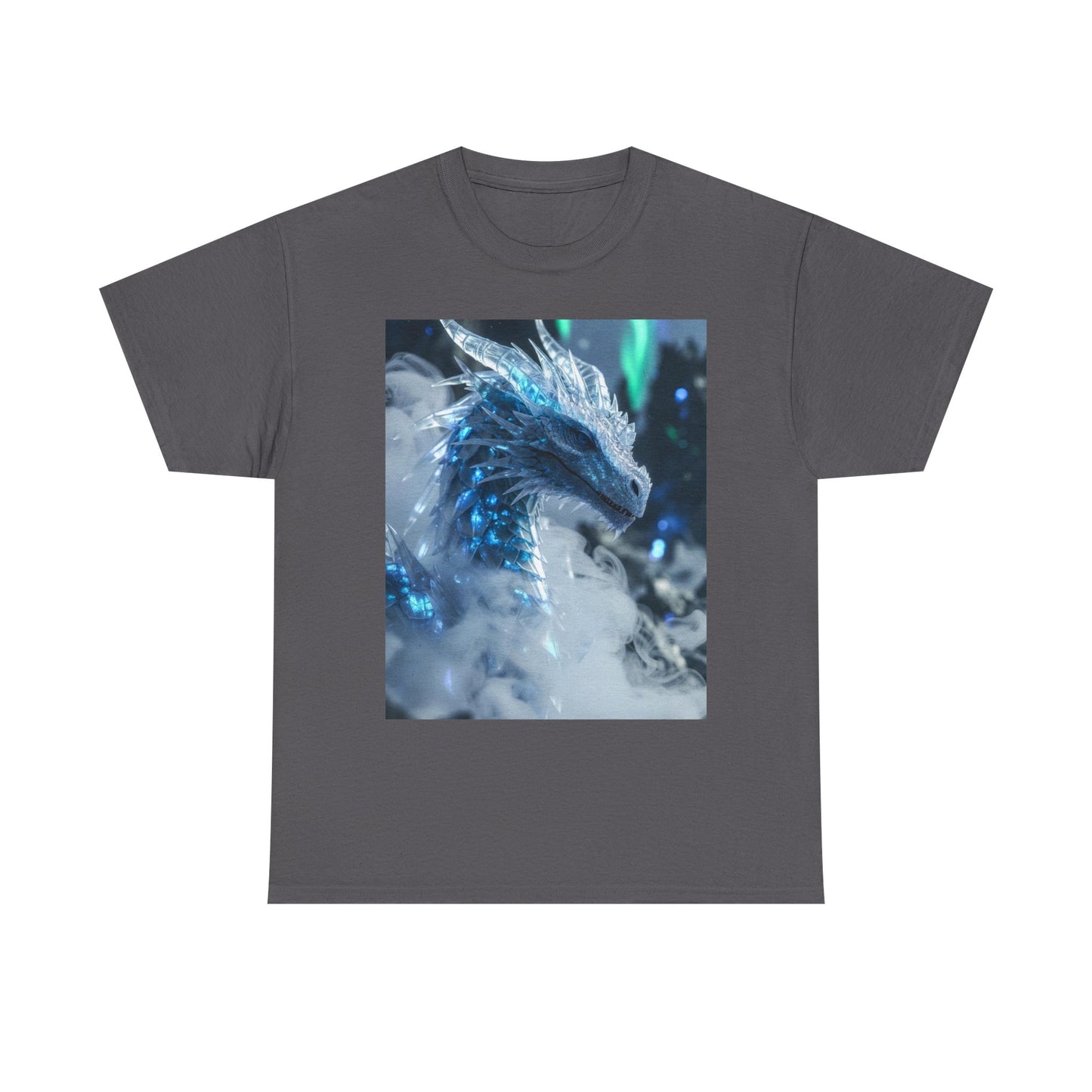 Ice Dragon Graphic Tee — Fantasy Dragon Art T-Shirt