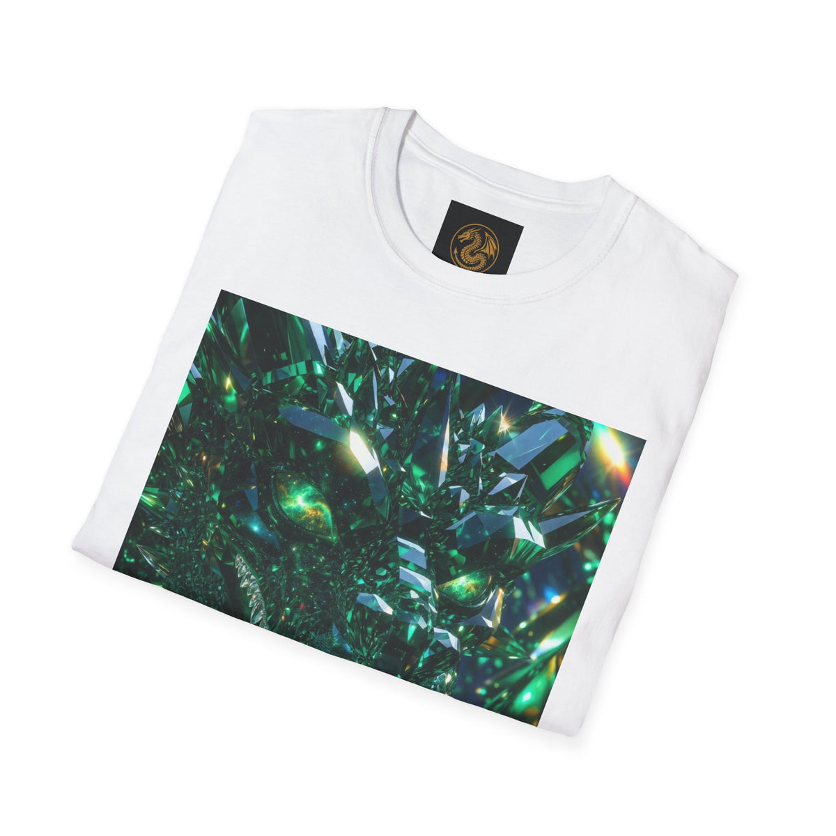 An Emerald Dragon Crystal Skull T-Shirt