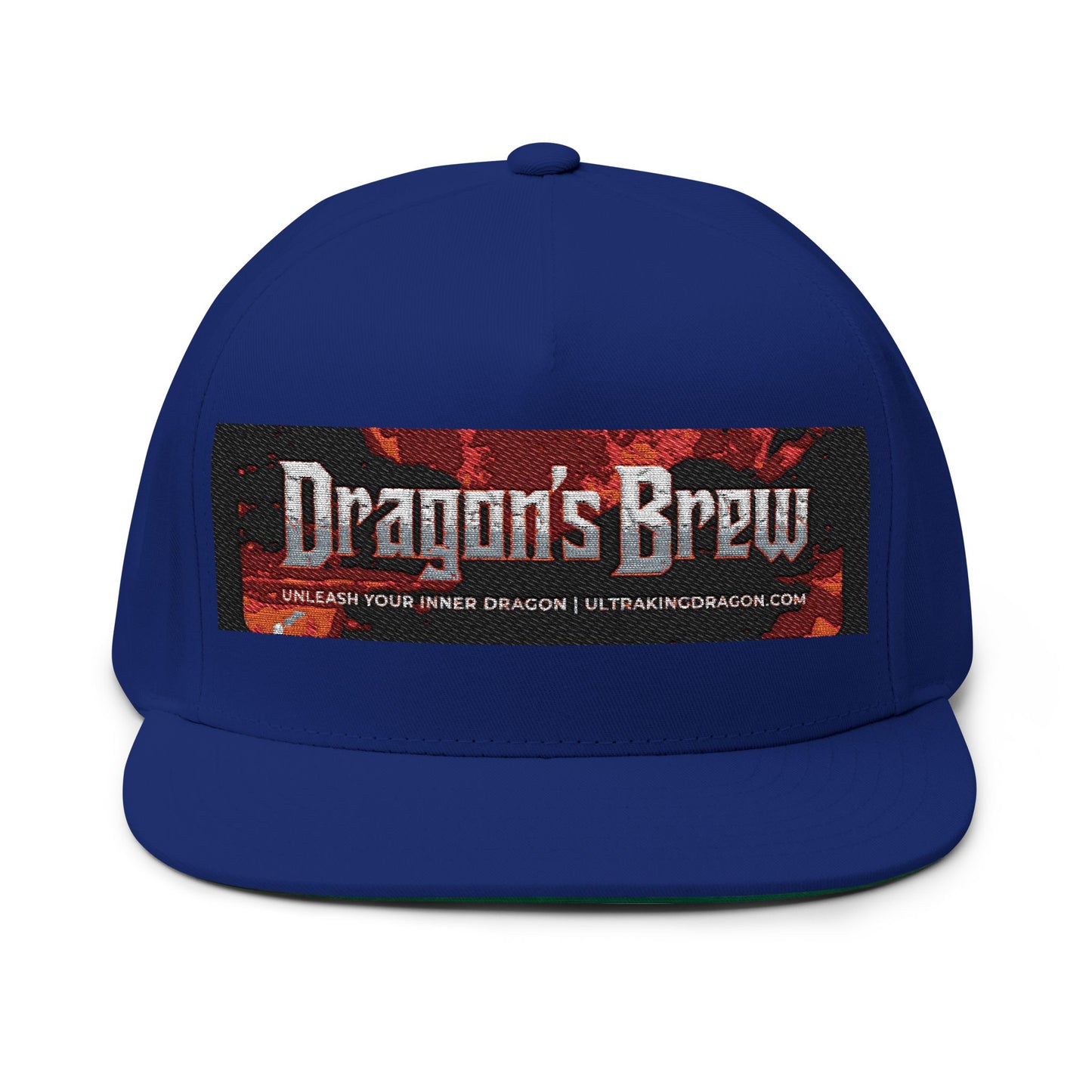 Dragon's Brew Embroidered Flat Bill Cap