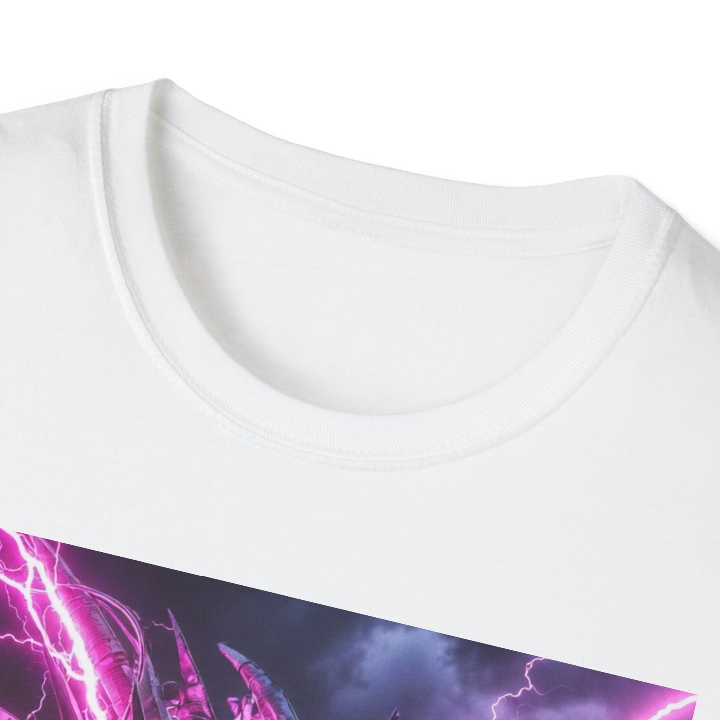 Dragon Lightning T-Shirt — Neon Purple Fantasy Dragon Graphic Tee