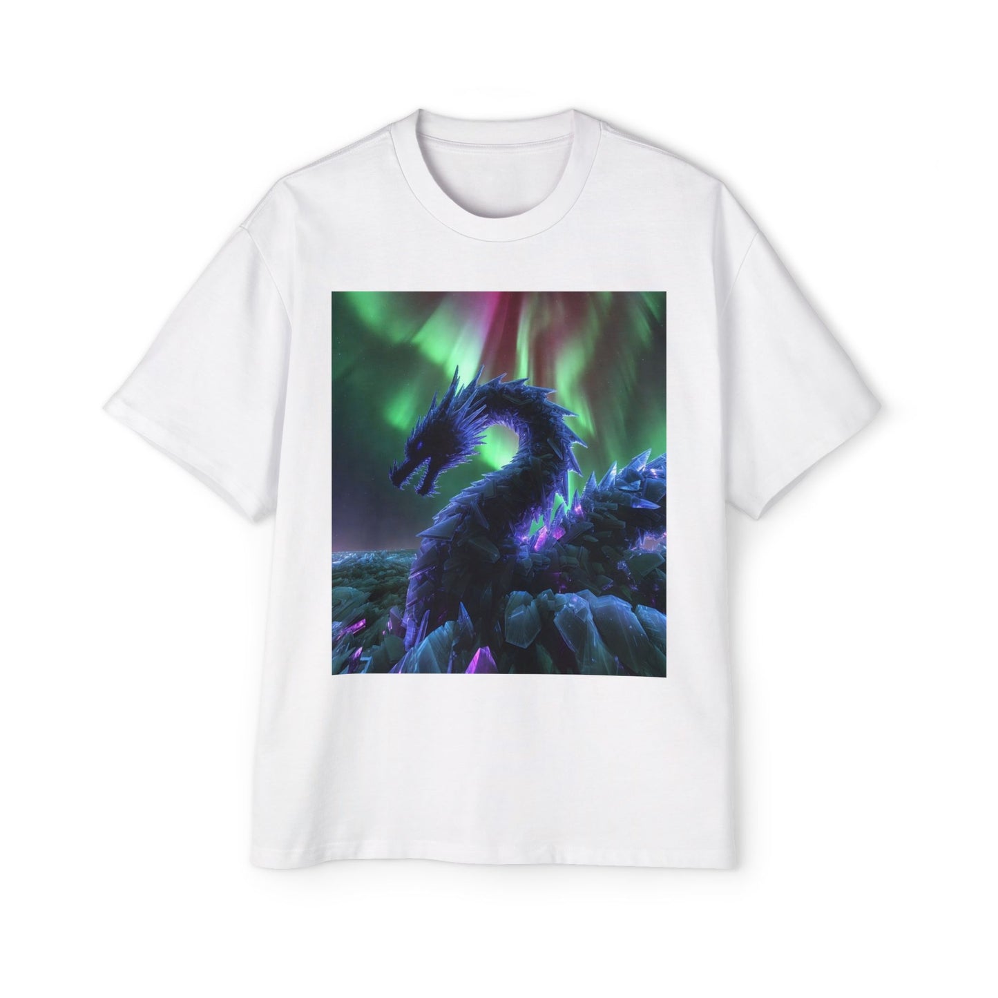 Northern Lights Dragon Tee — Fantasy Dragon Graphic T-Shirt